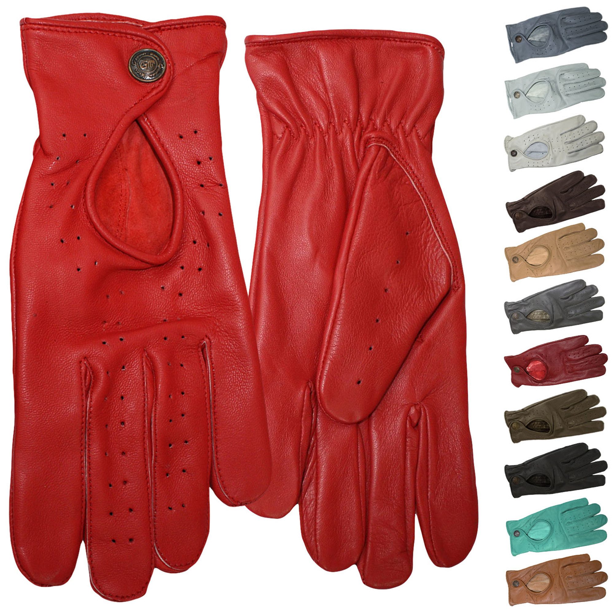 German Wear Lederhandschuhe Driving-GL2 Unisex Driving Autofahrer Lederhand günstig online kaufen