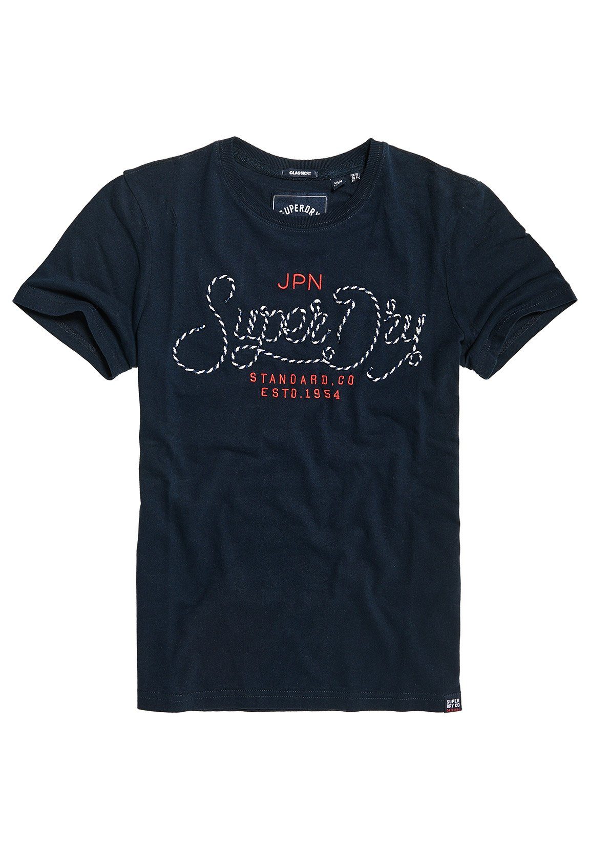 womens Script Style Floral T-Shirt in Eclipse Navy | US womens Script Style Floral T-Shirt in Eclipse Navy | US
