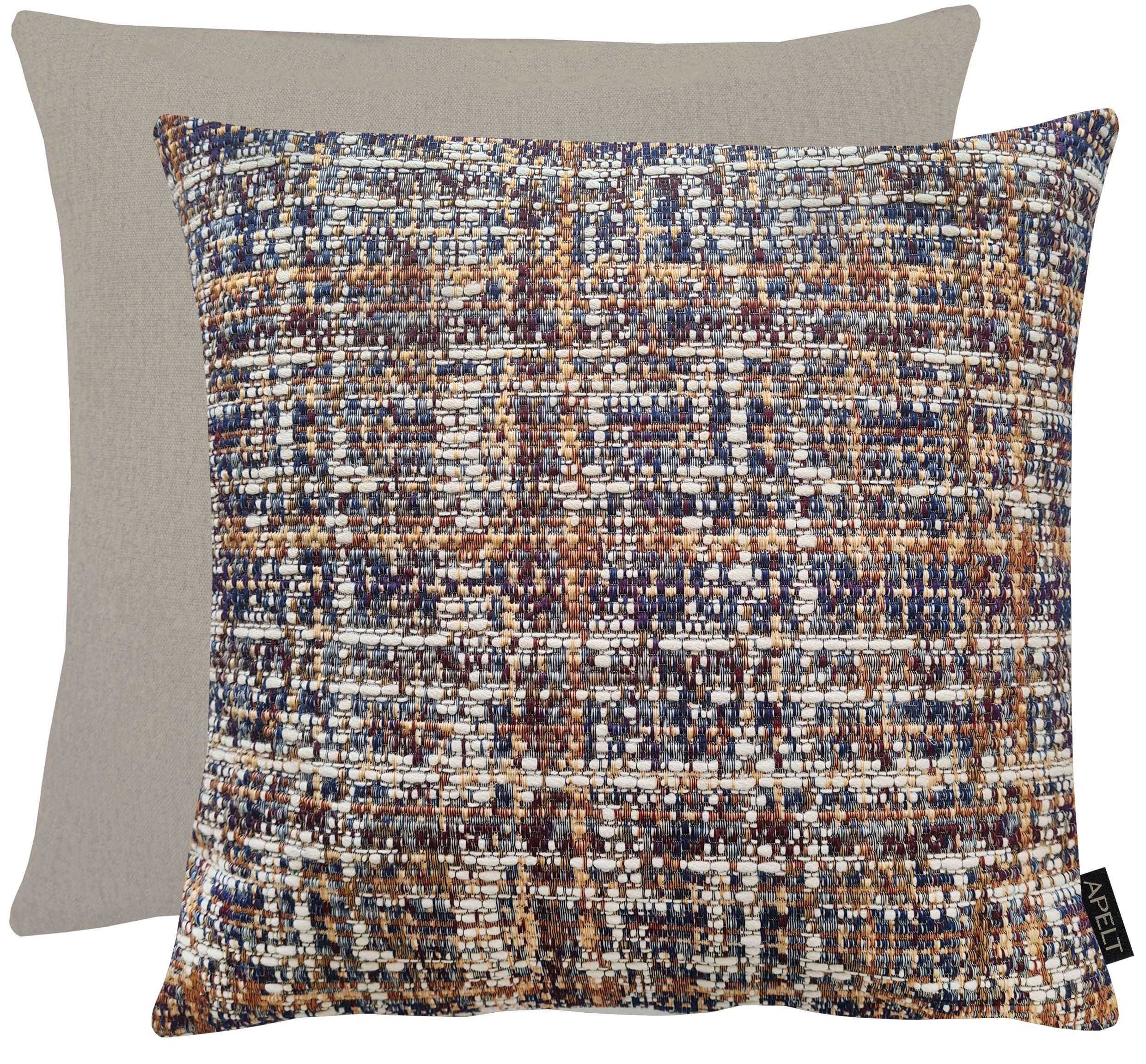 APELT Kissenhülle Chalet, (1 Stück), Rückseite Strukturuni / Wendekissen