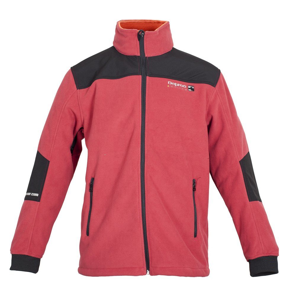 DEPROC Active Fleecejacke Windstopper CANADA NEW CS Men auch in Großen Größen erhältlich, mit atmungsaktiver Membran dark chilli