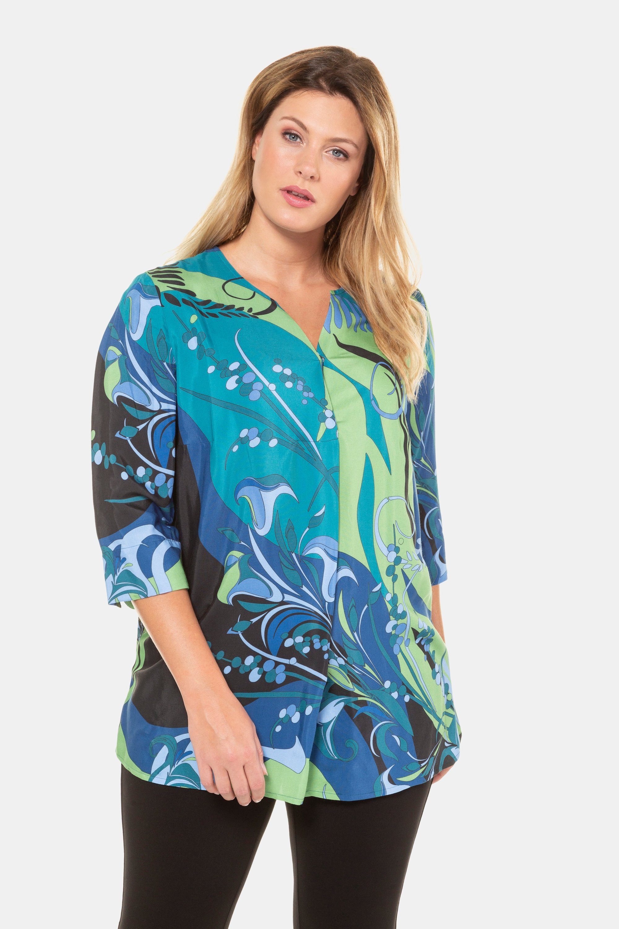 Ulla Popken Tunika »Tunika Floral-Design 3/4-Ärmel selection« online ...