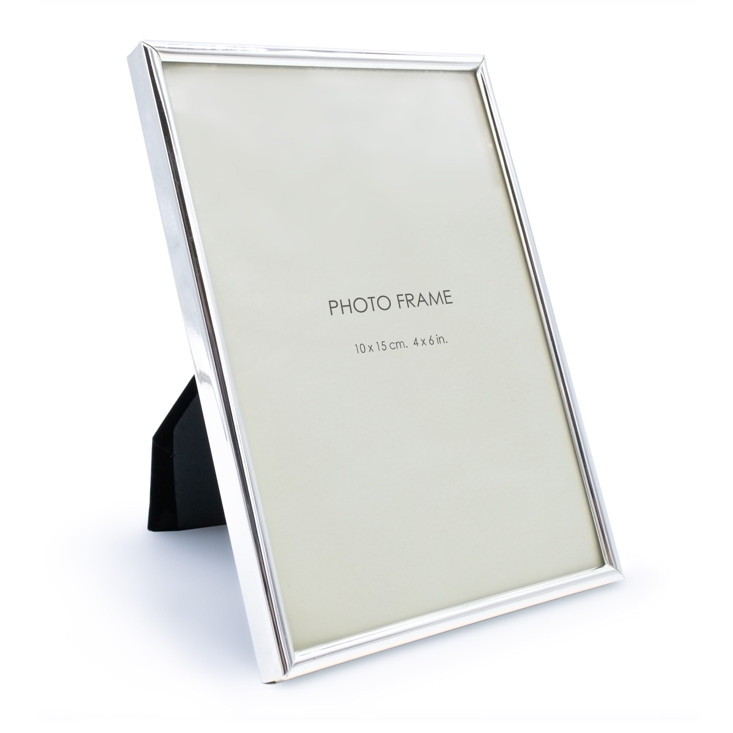 Spetebo Bilderrahmen Fotorahmen zum Stellen aus Metall in silber, für 1 Bil günstig online kaufen