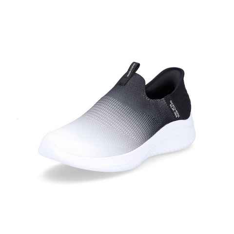 Skechers Damen Slip-in Sneaker Ultra Flex 3.0 Beauty Blend schwarz weiß Sneaker
