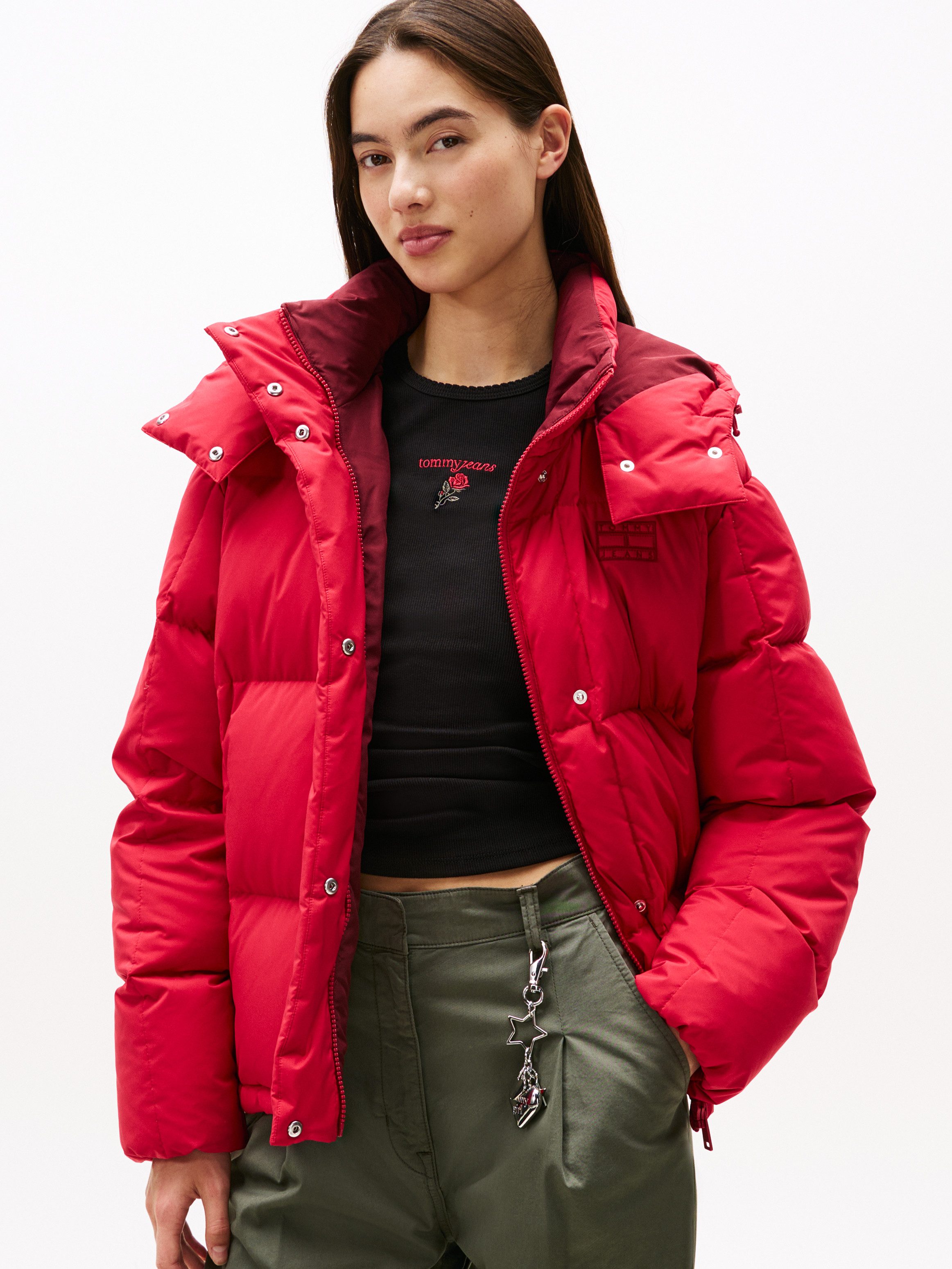 Tommy Jeans Steppjacke TJW ALASKA GRID DOWN JACKET EXT günstig online kaufen