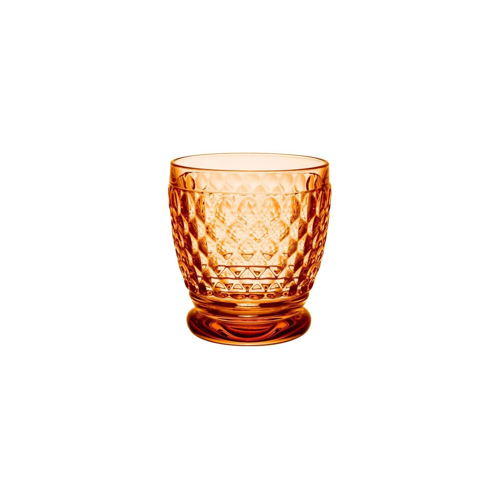 Villeroy & Boch Whiskyglas Boston Coloured Becher 330 ml, Glas Apricot