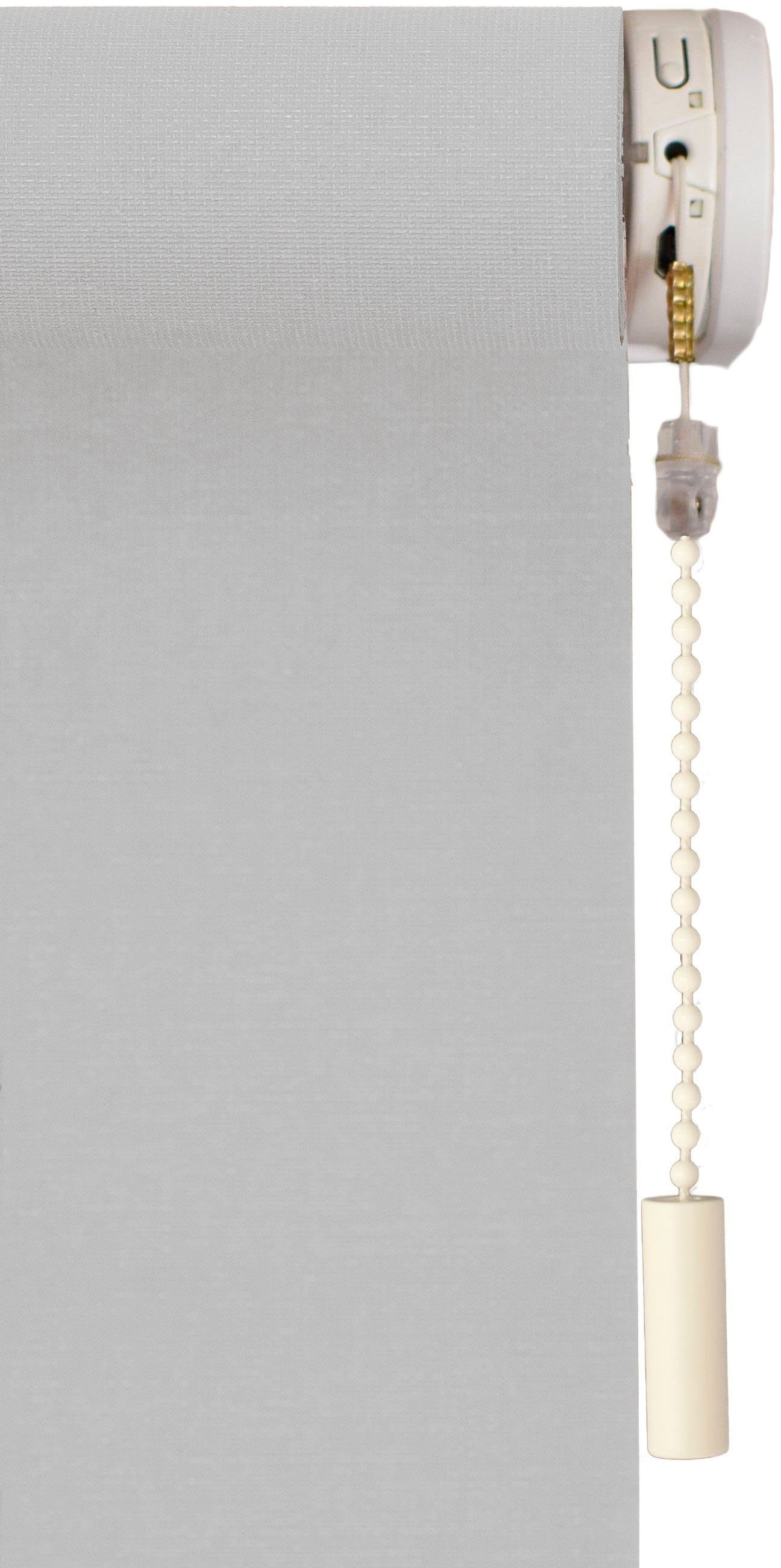 Seitenzugrollo Classic Style Akku-Rollo, sunlines, verdunkelnd, weiß in verschraubt, Germany Made freihängend