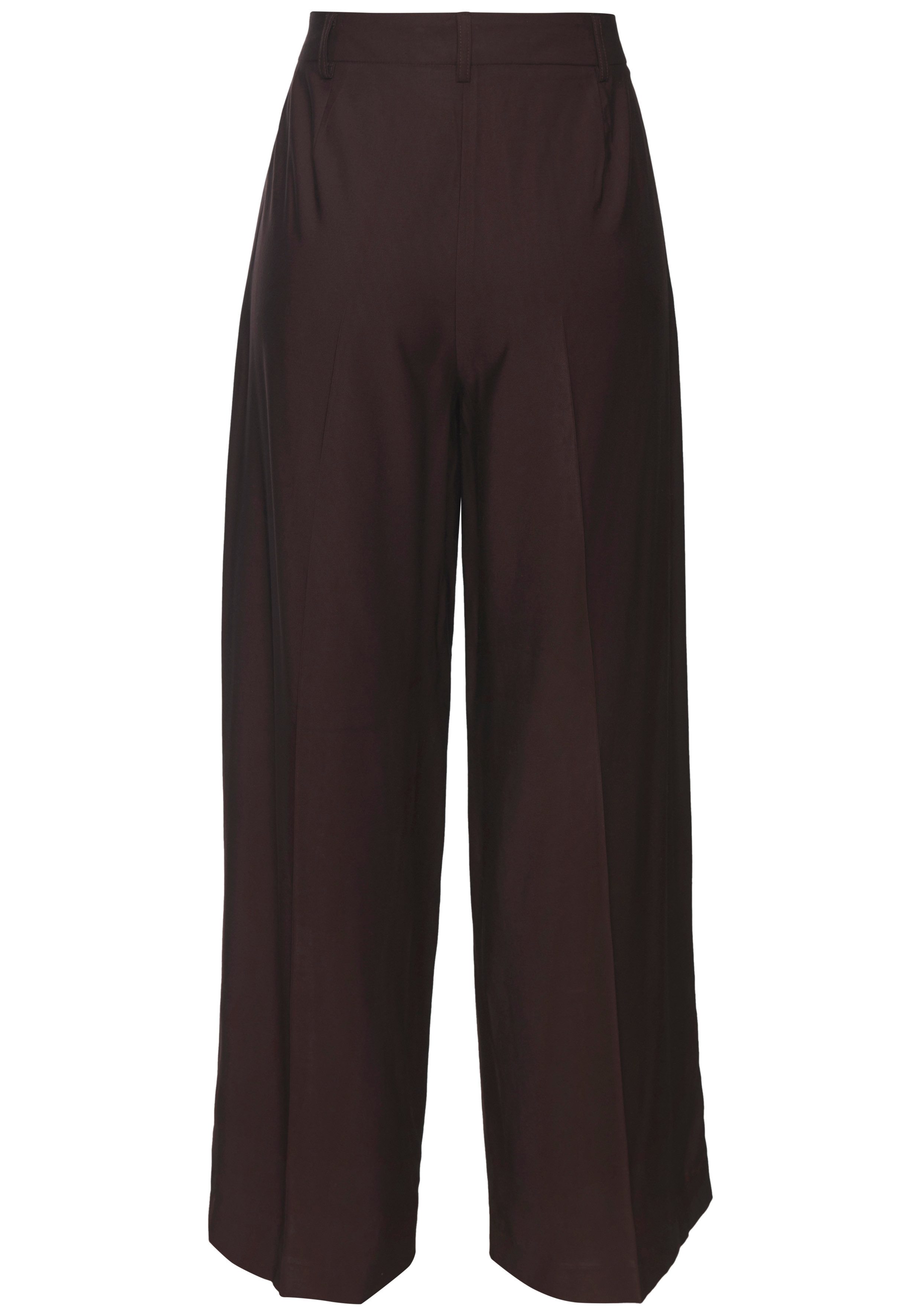 French Connection Bundfaltenhose mit luftig-weitem Bein aus leichter Webware mit Viskose, Sommerhose, Casual-chic – Bild 4 von 5