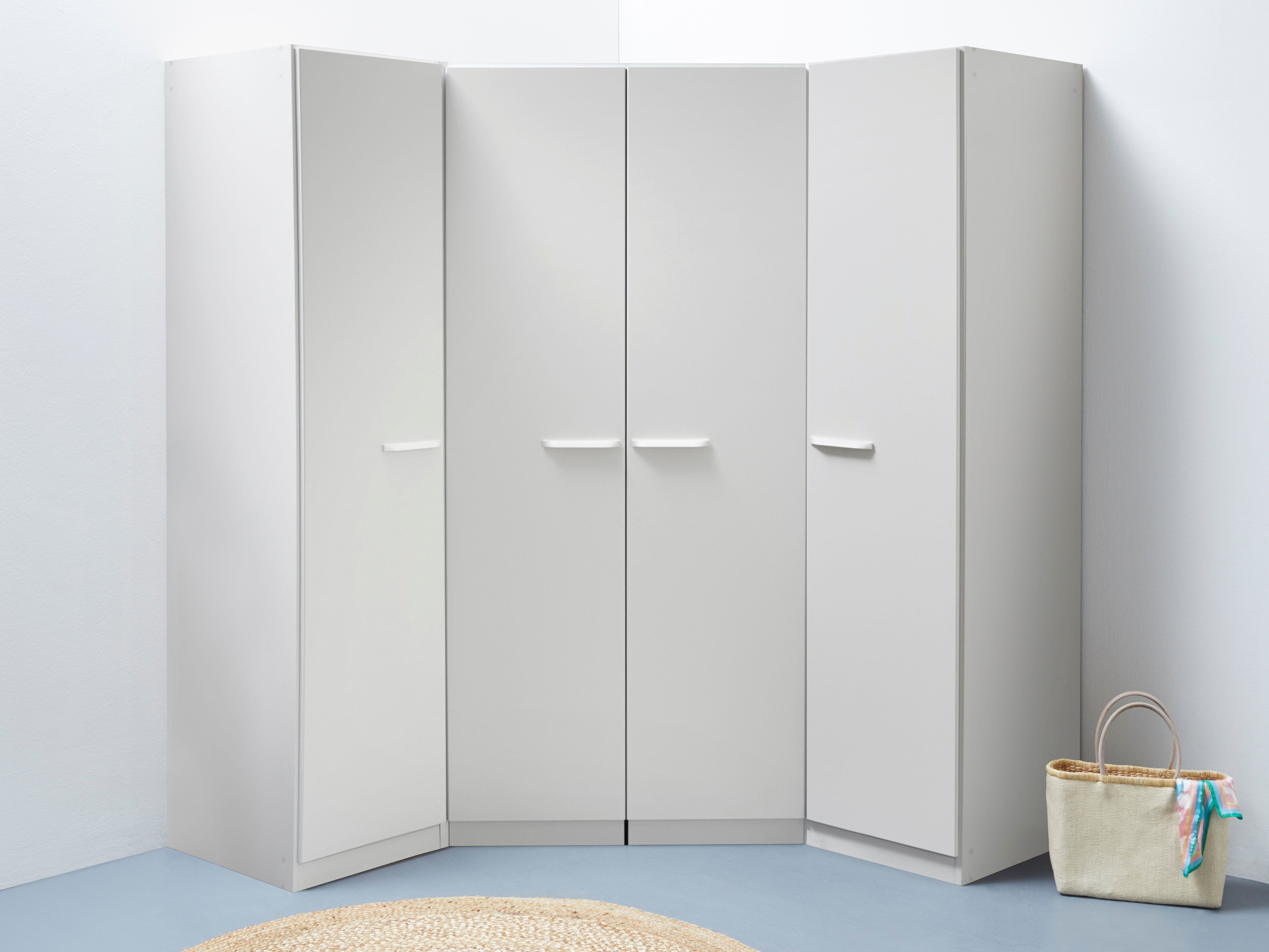 rauch Schrank-Set Vandor, Schrankset inkl. Stoff-Organizer mit 6 Fächern,  Überzeugt mit minimalistischem Design und funktionalem Stauraum