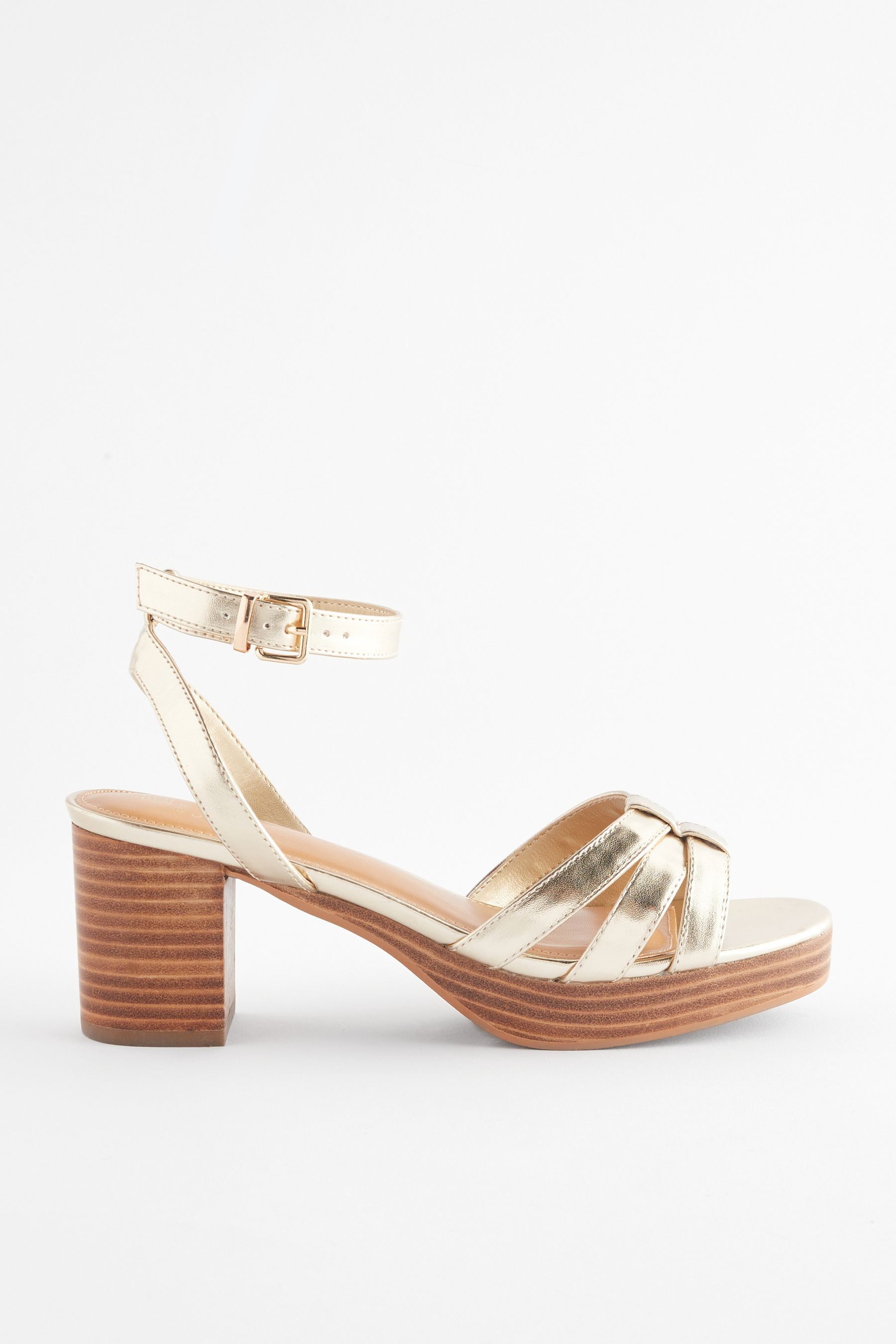 Next Forever Comfort® Niedrige Keilabsatzschuhe Plateausandaletten günstig online kaufen