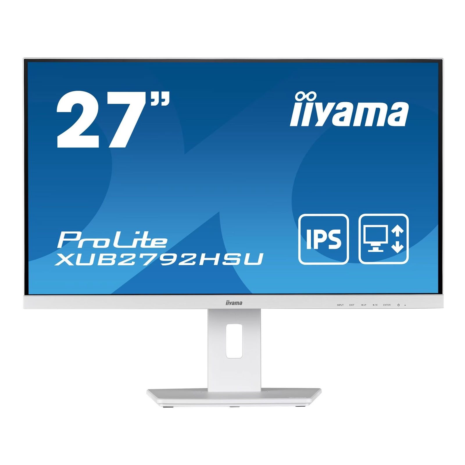 Iiyama XUB2792HSU-W6 LCD-Monitor (100 Hz, Full-HD, 27 Zoll IPS-Display)