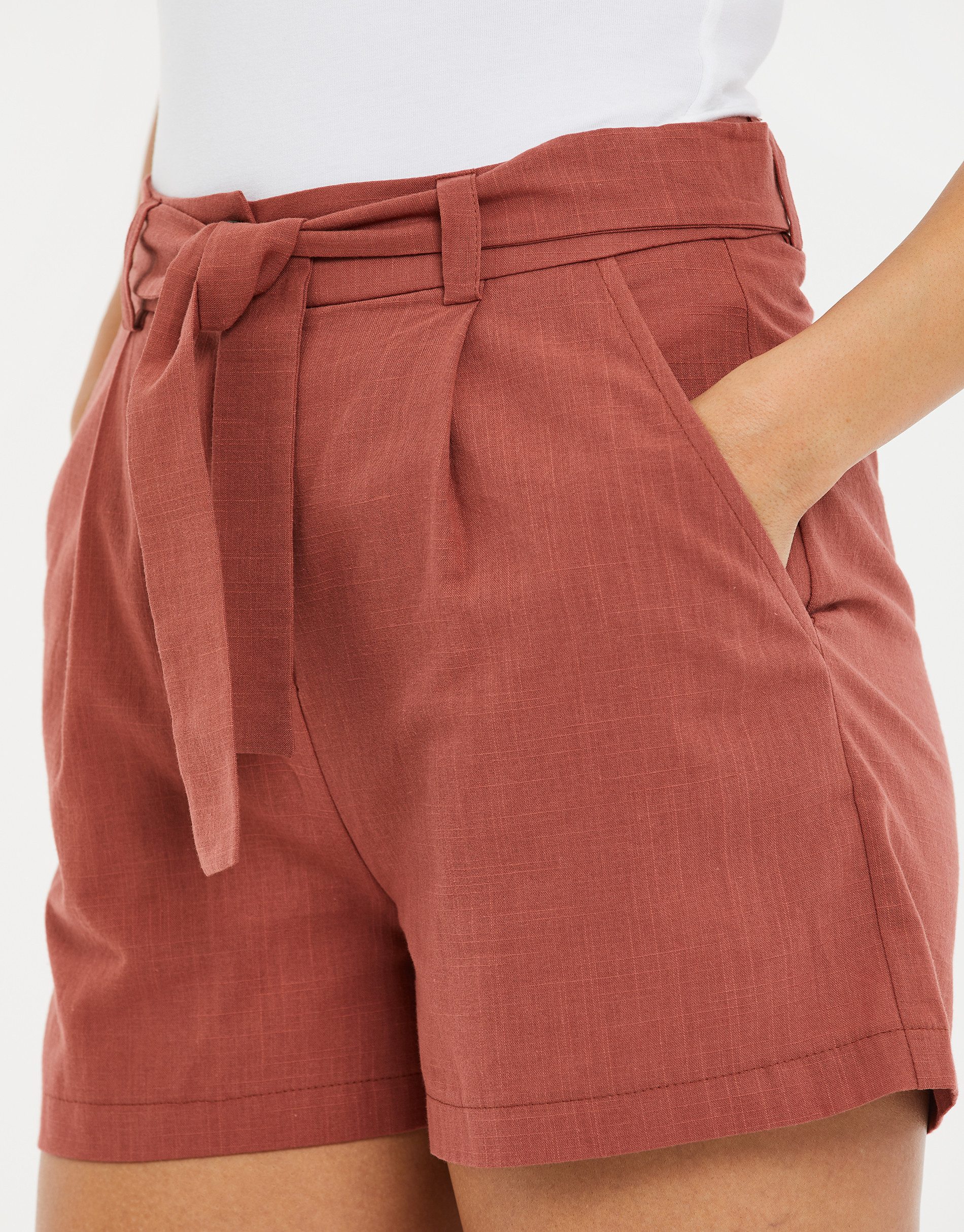 Threadbare Shorts THBLauren (1-tlg) mit Bindegürtel günstig online kaufen