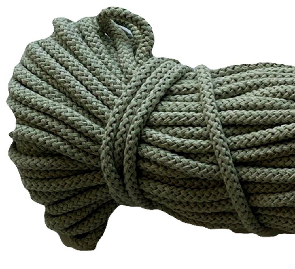 Mississhop Kordel 100 m / Ø 5 mm / Ø 3 mm Baumwollkordel Seil Kordel 100 % Baumwolle
