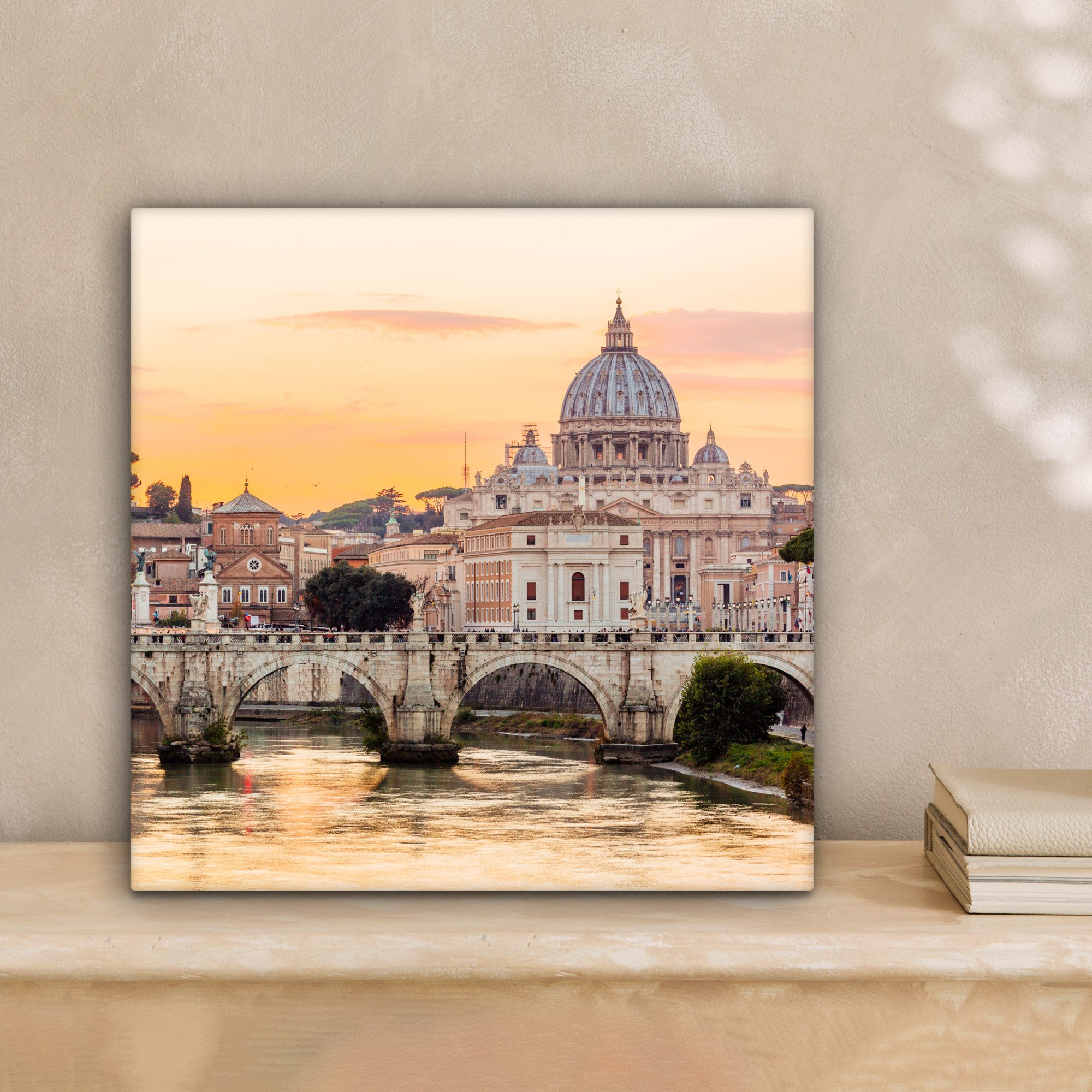OneMillionCanvasses® Leinwandbild Italien - Skyline - Rom, Fotodruck (1 St) günstig online kaufen
