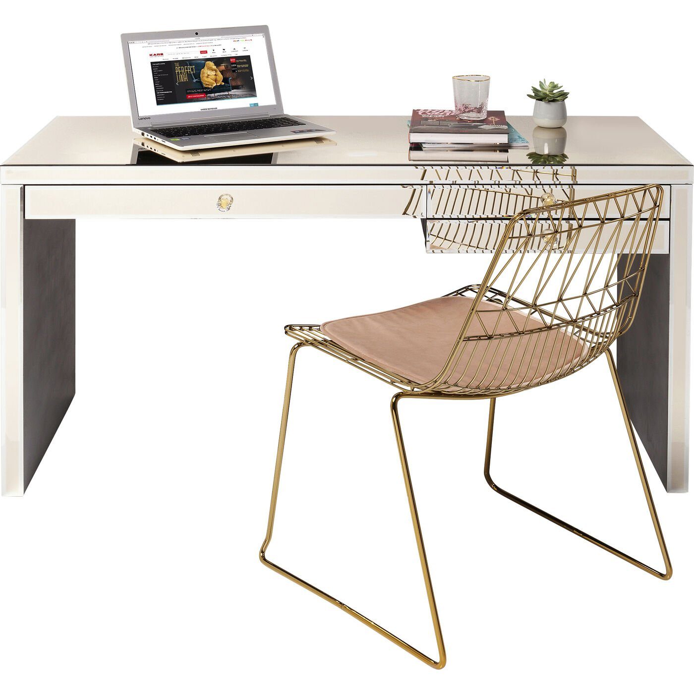 Kare Design Schreibtisch Luxury Pearl, mit günstig online kaufen