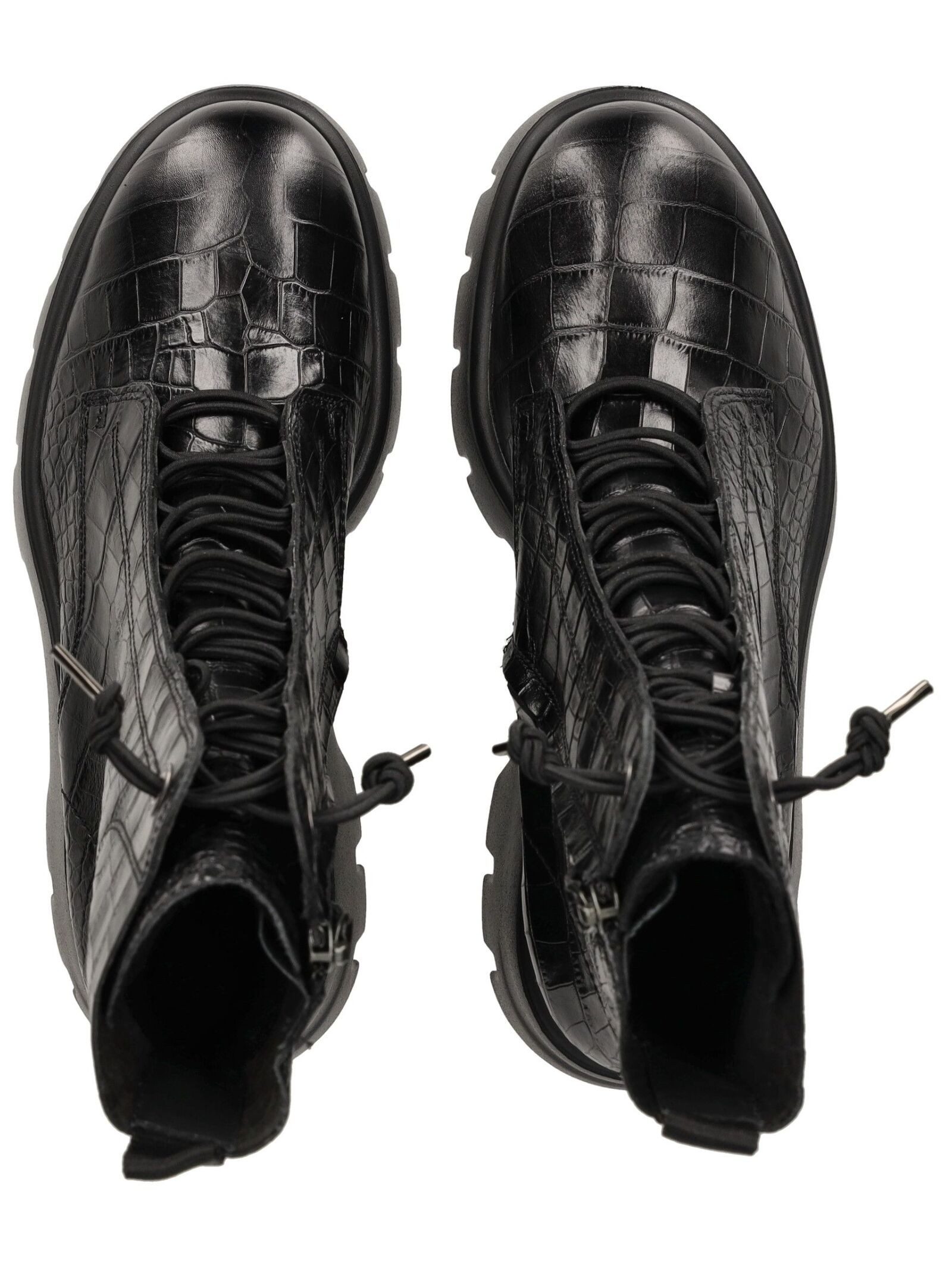 Paul Green Paul Green Stiefelette Glattleder Schnürstiefelette