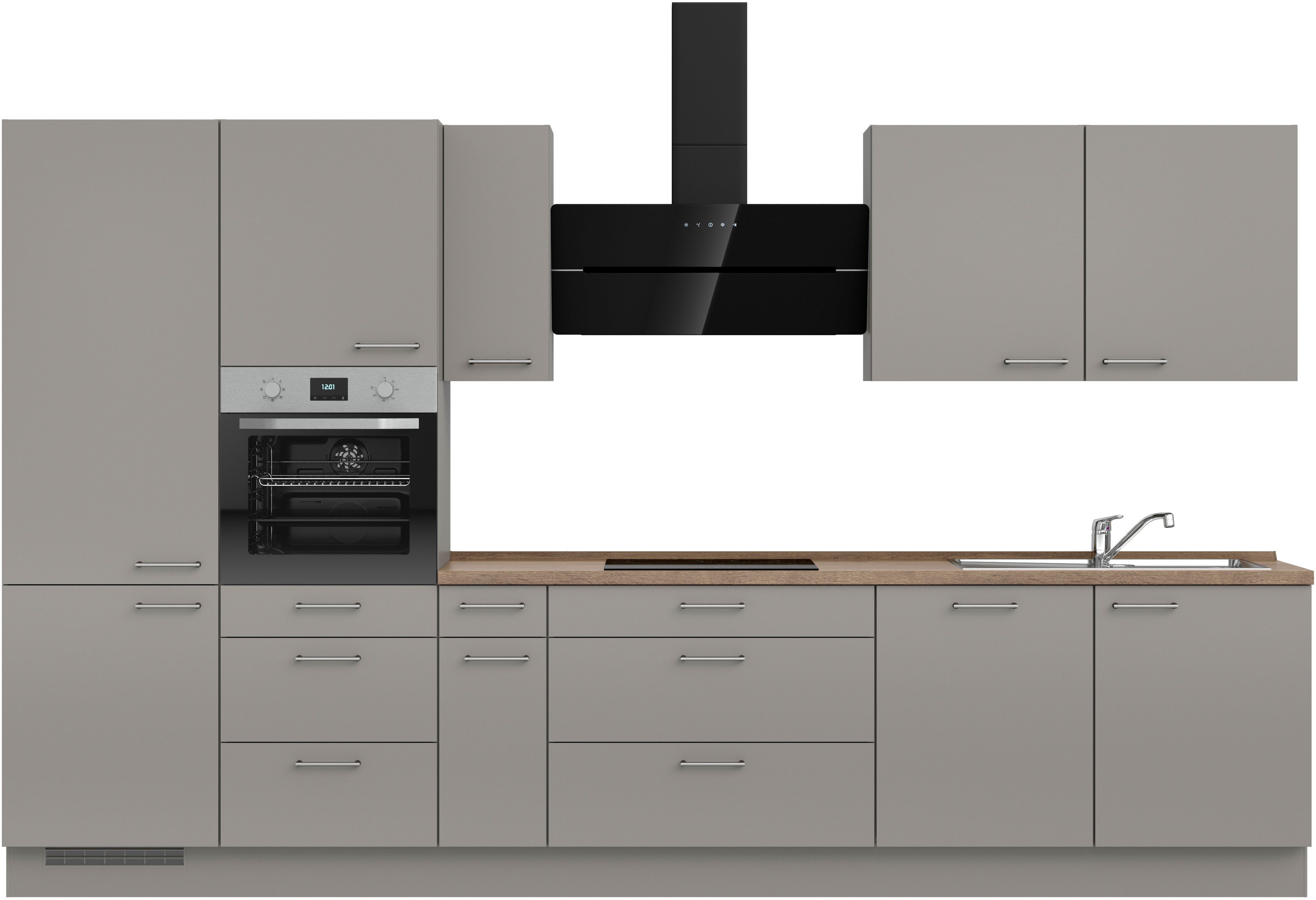 nobilia® Küchenzeile "Laser II", Ausrichtung wählbar, Breite 360 cm, vormon günstig online kaufen