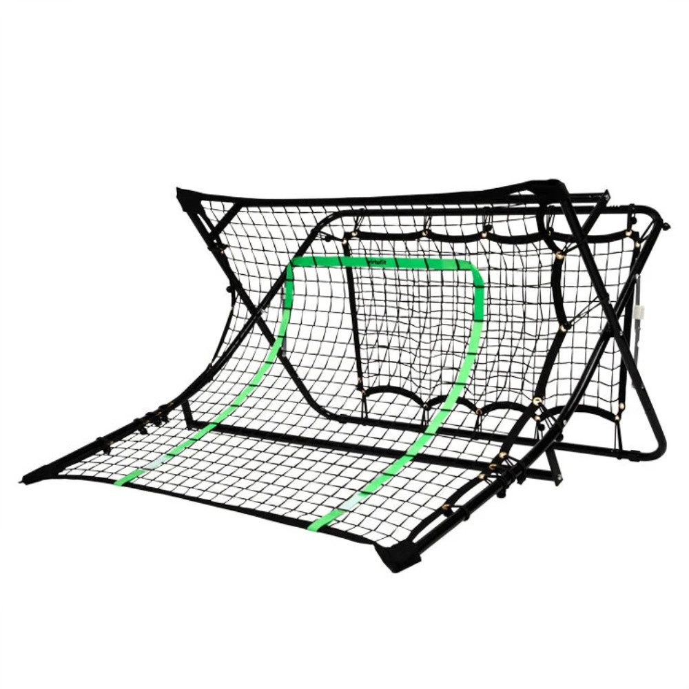 VirtuFit Rebounder Combi - Doppeltes Netz - Inkl. Bodenanker - 113 x 106 x 61 cm