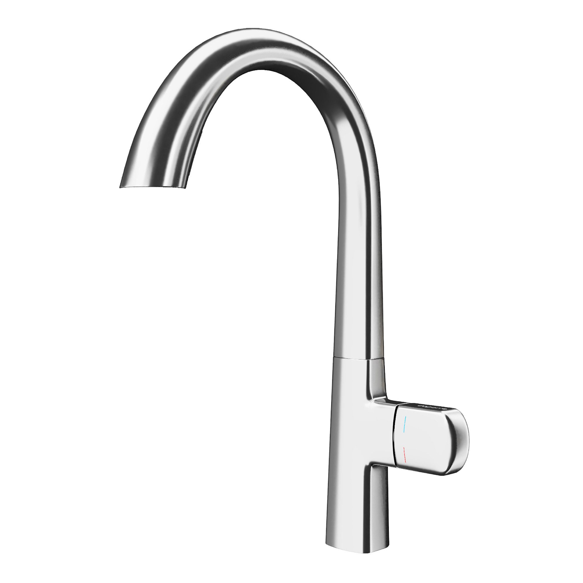 Mai & Mai Küchenarmatur Küchenwasserhahn Spültischarmatur Einhebelmischer Schwenkbar MS-8095 Keramikkartusche, Din-Anschlüsse