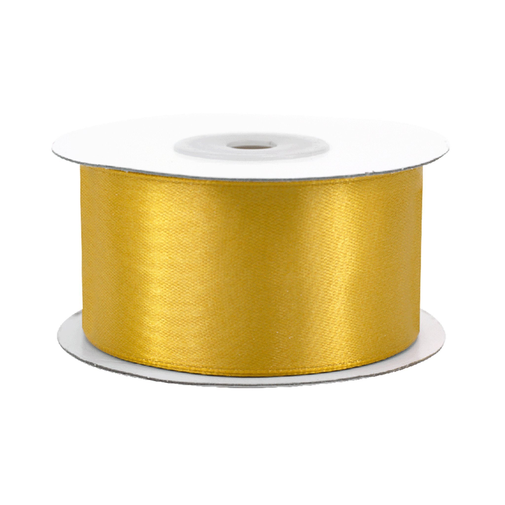 Creativery Satinband, Satinband 38mm x 25m Roll Gold