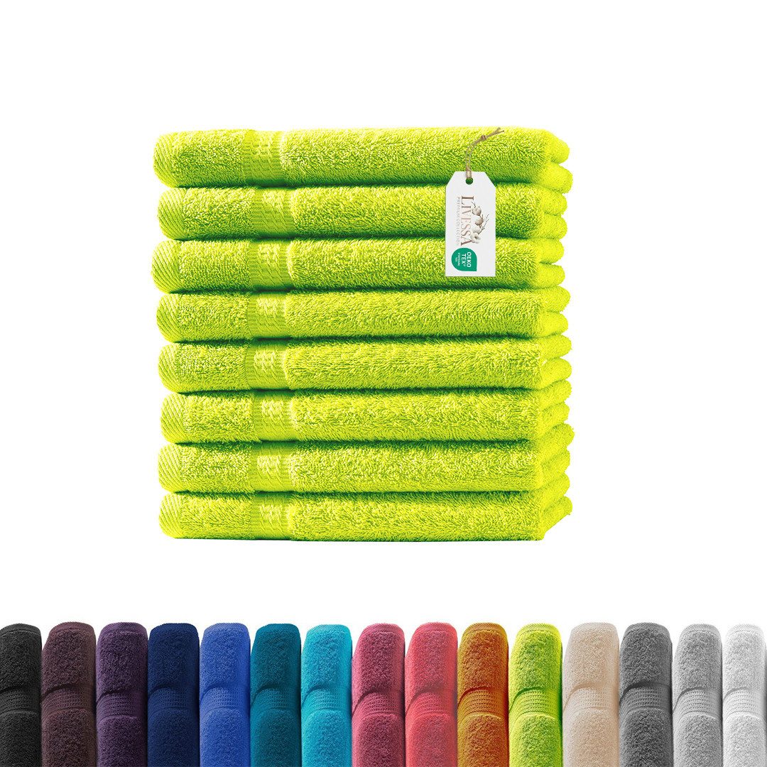 livessa Handtücher Frottiertücher Elegance - Handtuch - Duschtuch - Badetuch - Gästetuch, Luxuriöse Qualität der Spitzenklasse, aus 100% Baumwolle – 500 g/m².