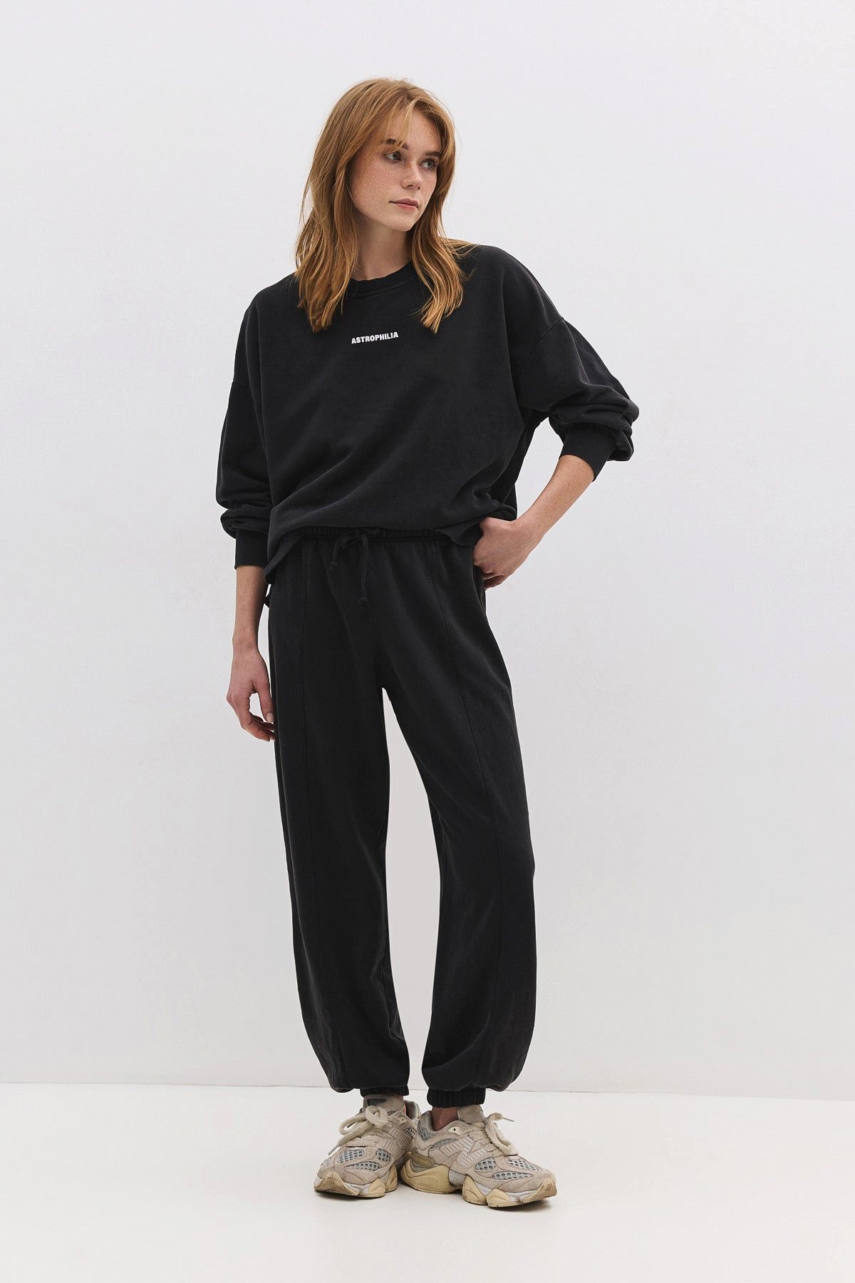Jogginghose Baumwoll-Sweatpants mit Ballonmuster