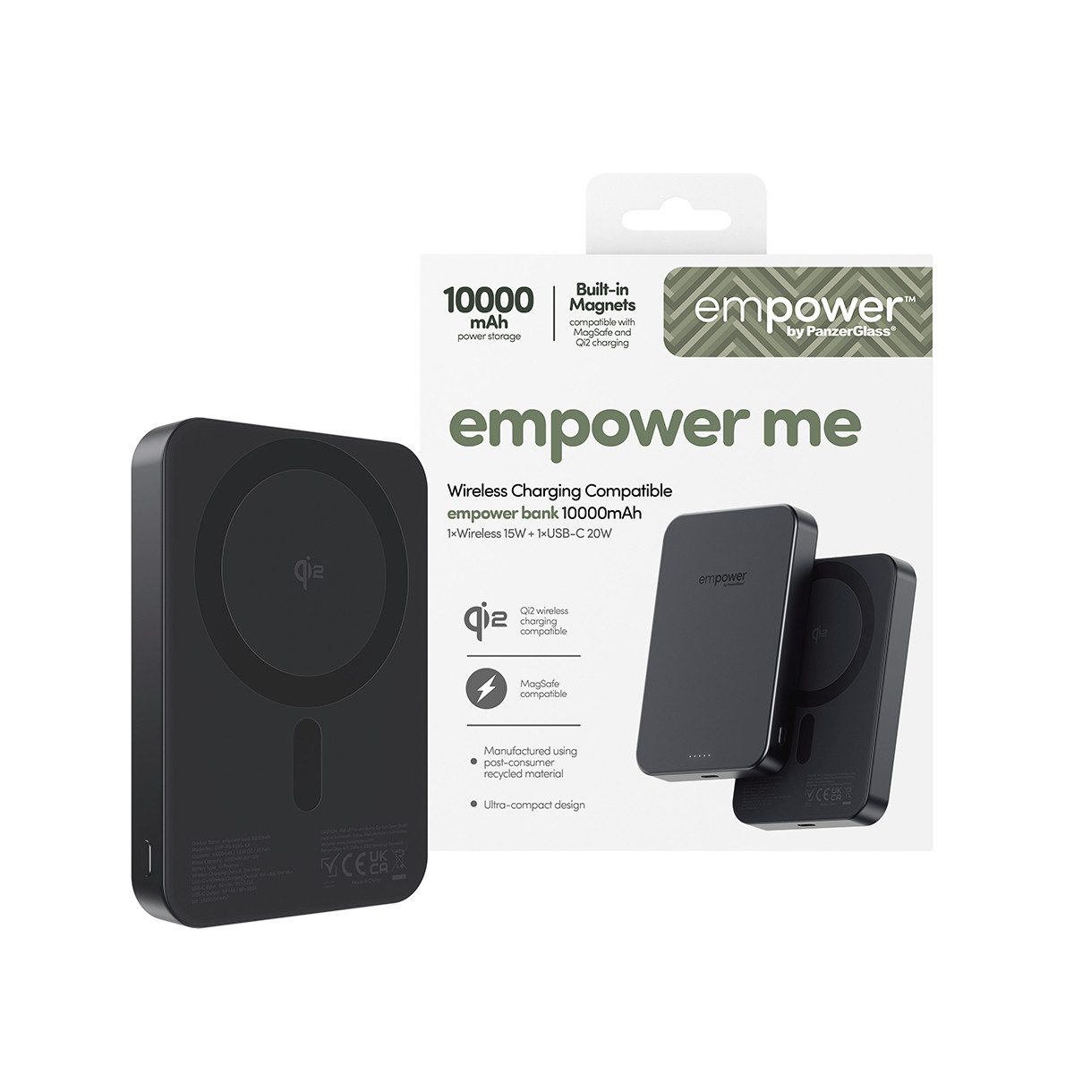 empower by PanzerGlass empower Bank 10000 mAh Powerbank empower Bank 10000mAh Space Black