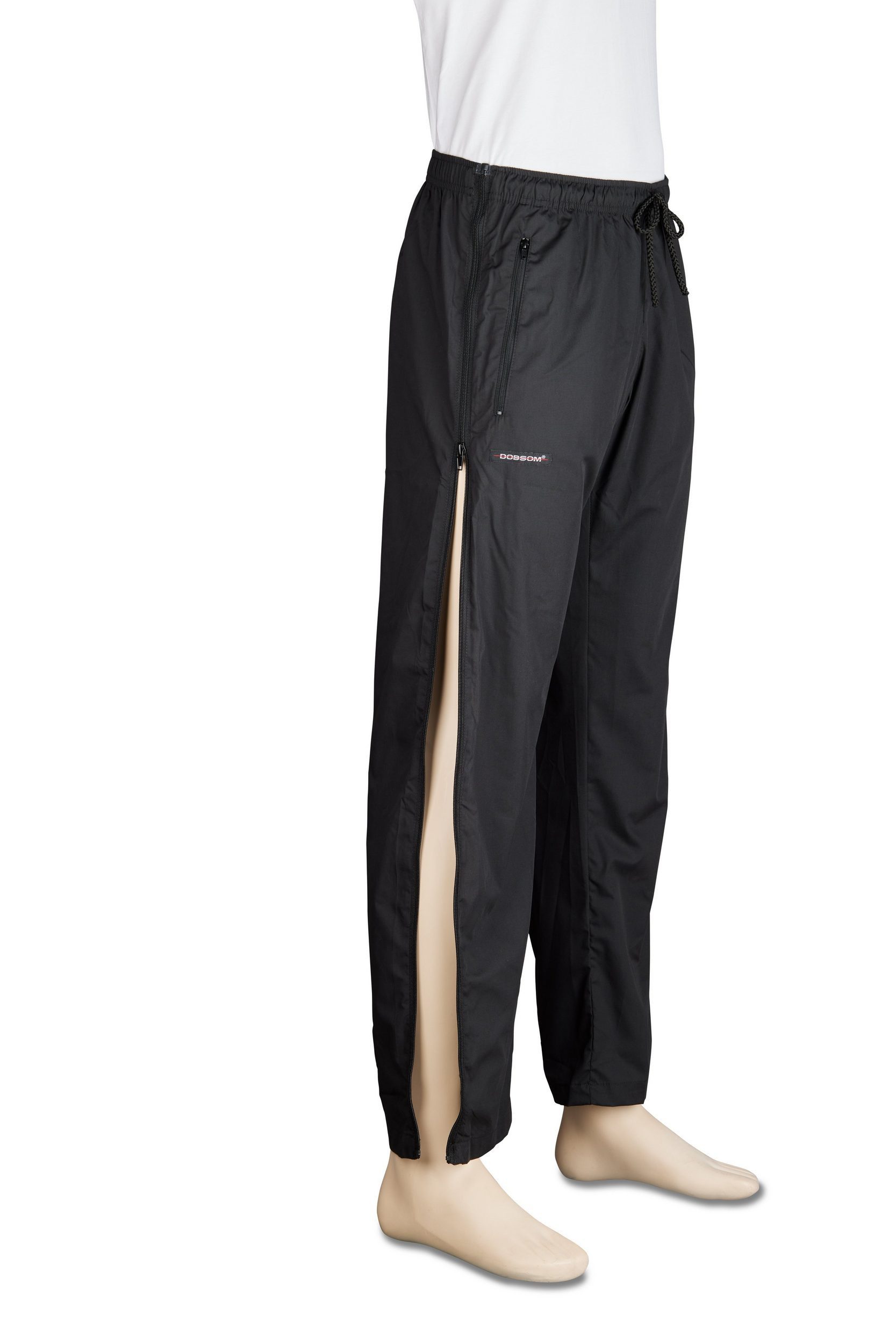 Dobsom Trainingshose Reha I OP Hose Damen I Herren I mit seitlichen Reißverschlüssen