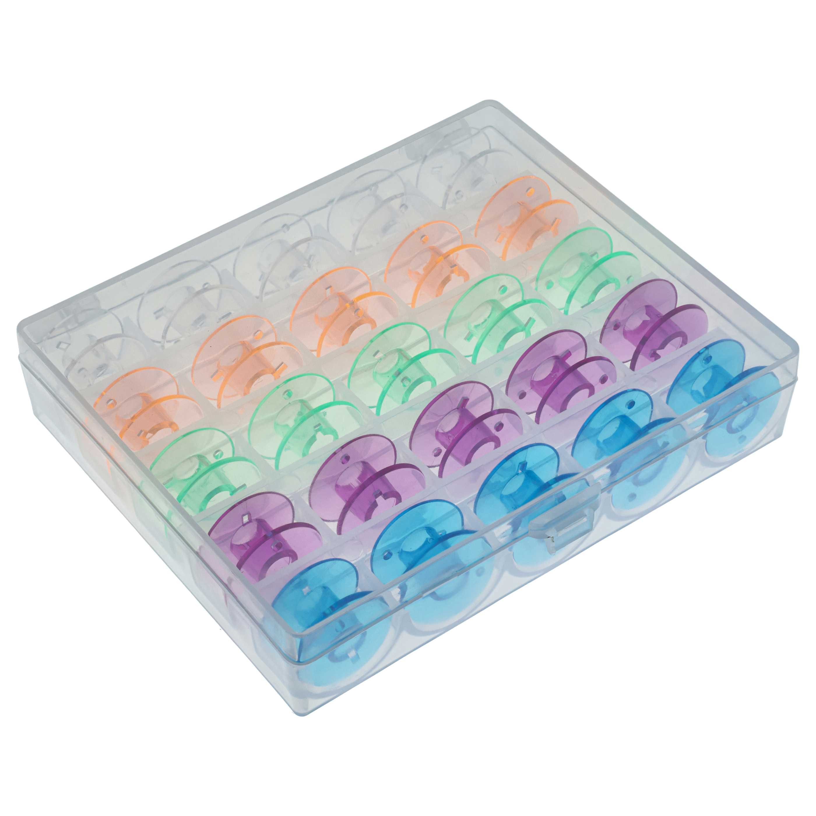 vhbw Nähkästchen für Nähmaschinenspulen, Praktische Box mit Deckel zum Aufb günstig online kaufen