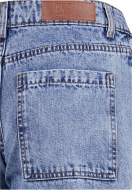 URBAN CLASSICS Bequeme Jeans Urban Classics Damen Ladies Mid Waist Wide Denim