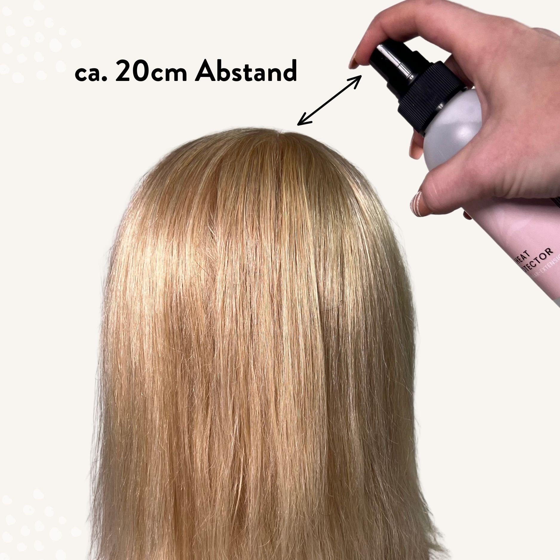 hair2heart Extensions Echthaar-Extension Hitzeschutzspray für