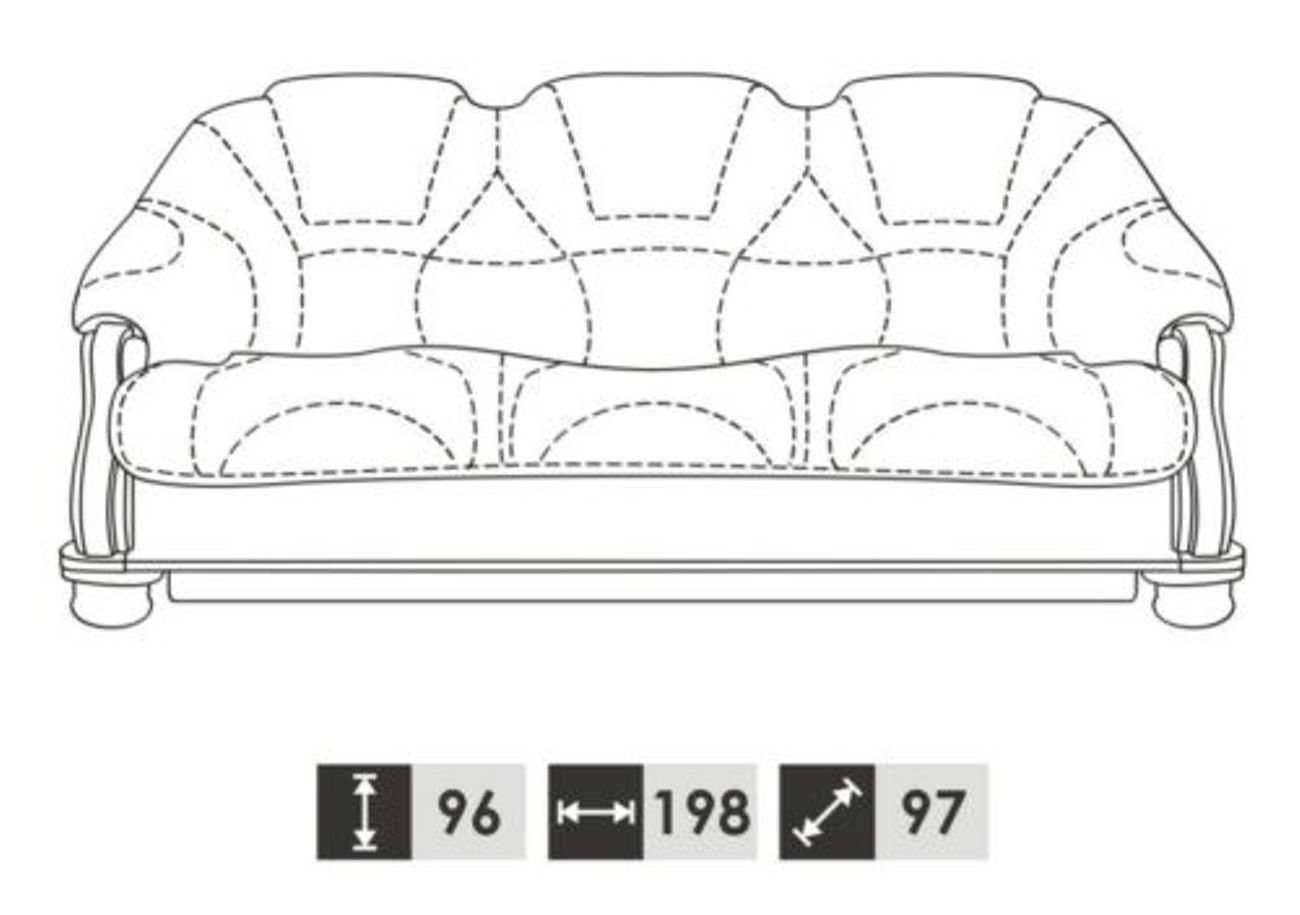 in 3+1 Garnituren Sofagarnitur Made Leder Sofa, Sofa JVmoebel Sitzer Europe Klassische