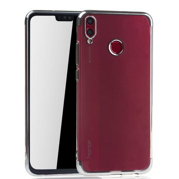 König Design Handyhülle Huawei Honor 8X, Huawei Honor 8X Handyhülle Bumper Backcover Silber