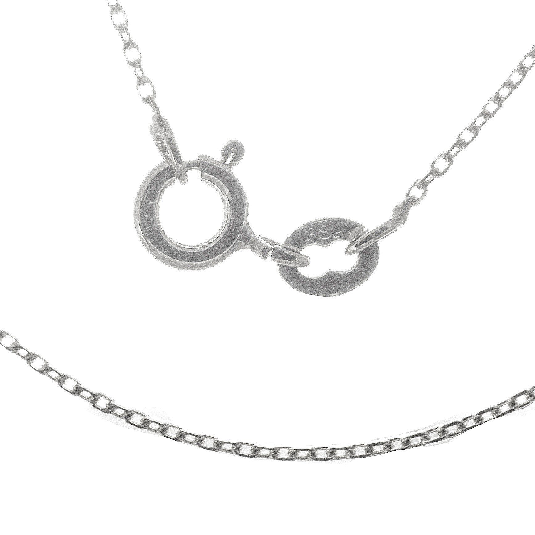 Bella Carina Silberkette Glieder Kette 1 mm, 925 Sterling Silber günstig online kaufen