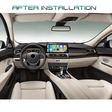 TAFFIO Für BMW F07 NBT 12.3" Touchscreen Android GPS Carplay AndroidAuto Einbau-Navigationsgerät