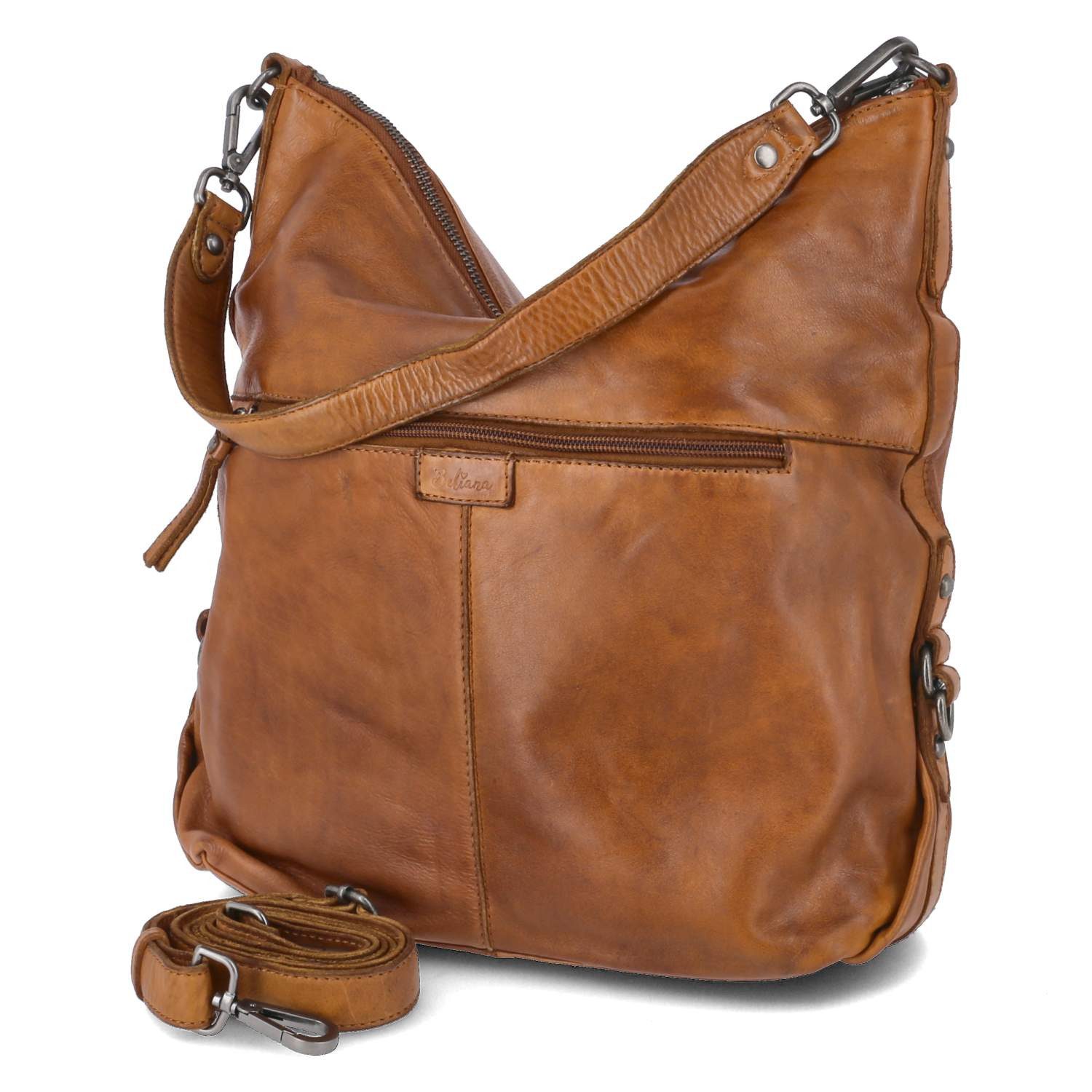 Beliana Handtasche Beliana BEL9182-04 Damen Umhängetaschen Leder braun günstig online kaufen