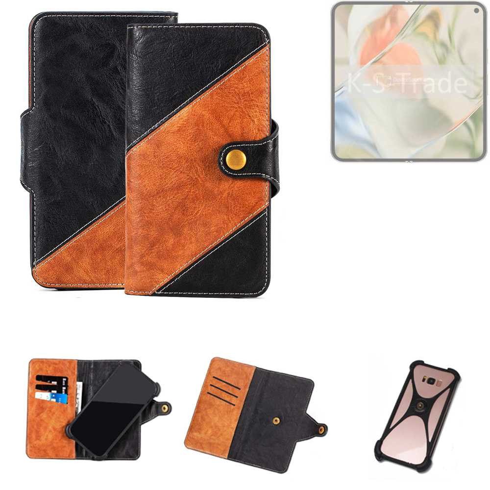 K-S-Trade Handyhülle für Google Pixel 9 Pro Fold, Handyhülle Schutzhülle Bookstyle Case Wallet-Case Handy Cover