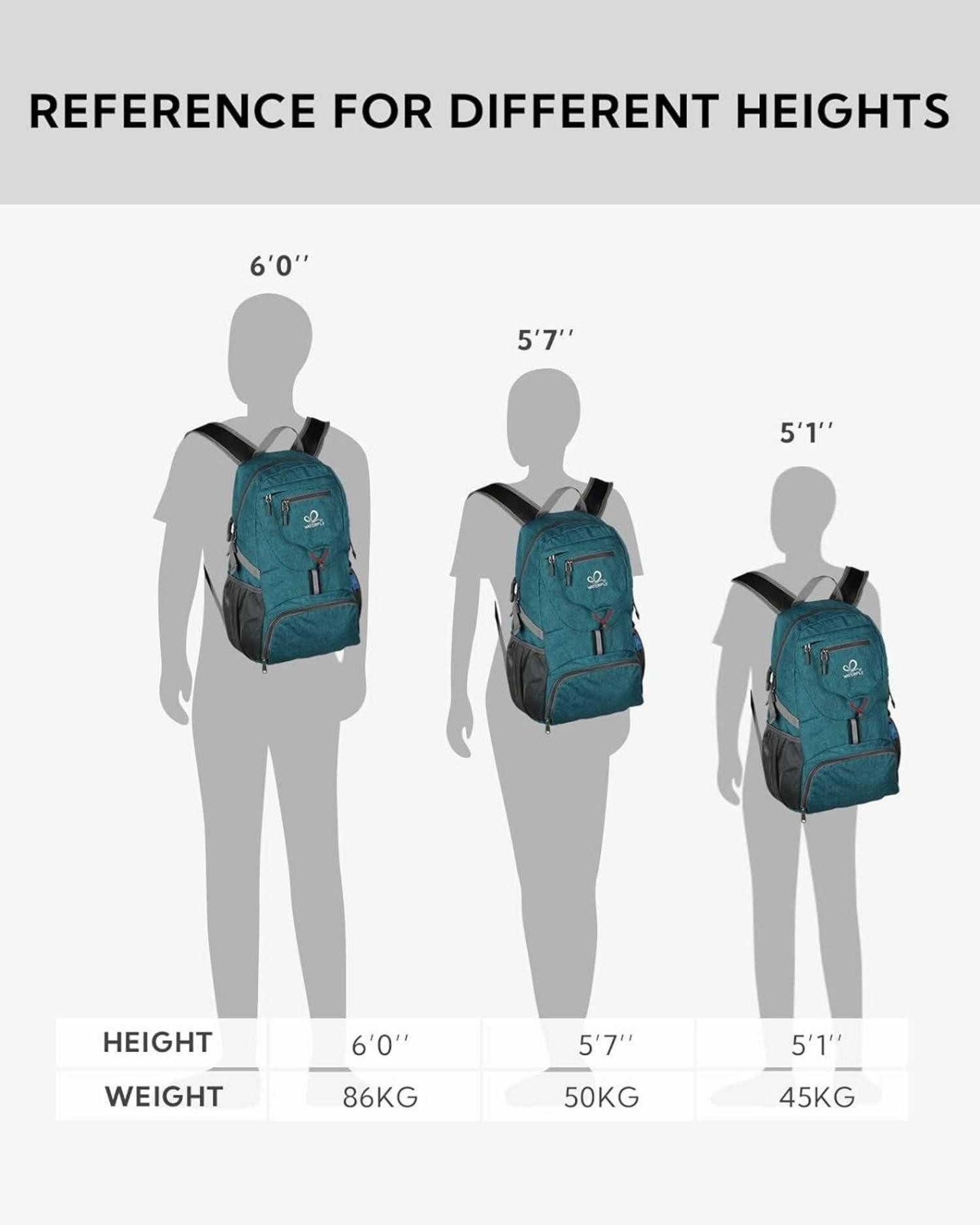 LuxusKollektion Wanderrucksack Ultraleicht Faltbarer Rucksack: 20L günstig online kaufen