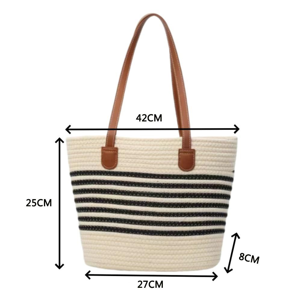 Coonoor Strandtasche Strohtaschen für Damen, Reisestroh-Tote günstig online kaufen
