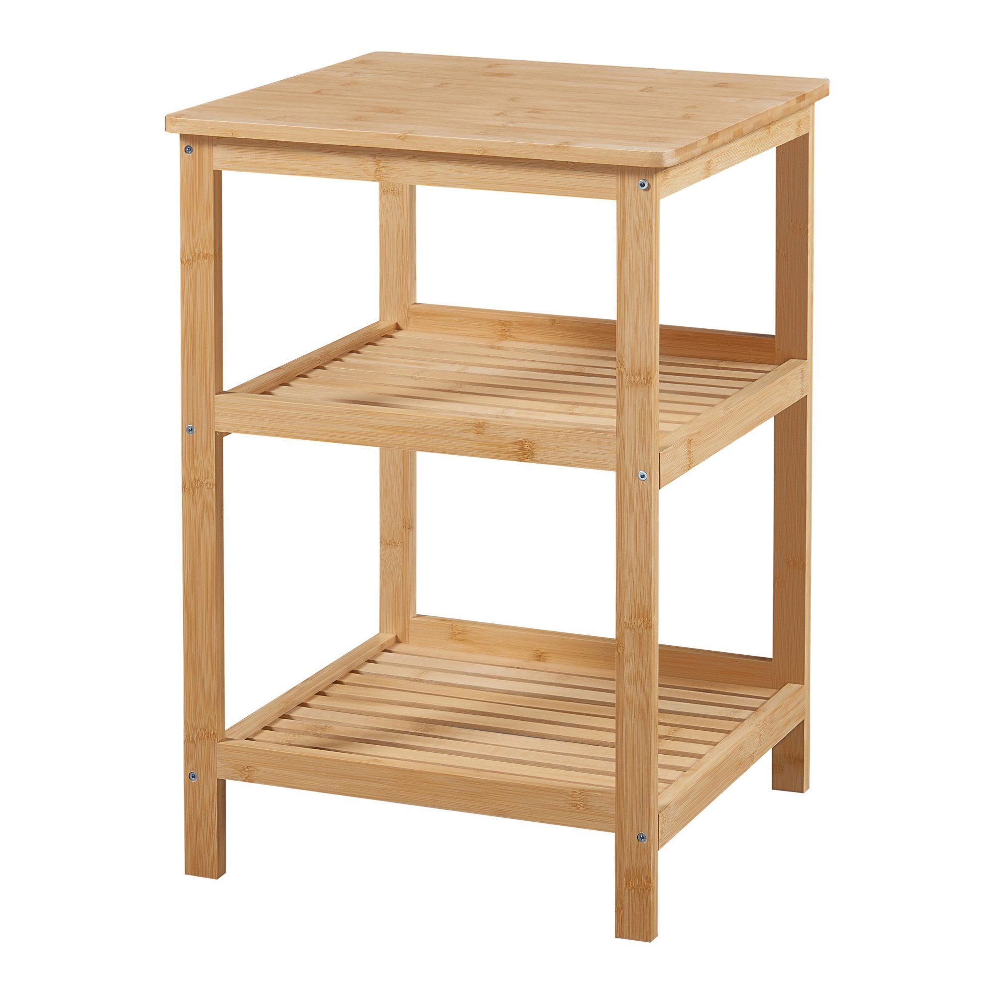 en.casa Standregal, »Ikerasak« Badregal Bambus Küchenregal 60 x 40 x 40 cm günstig online kaufen