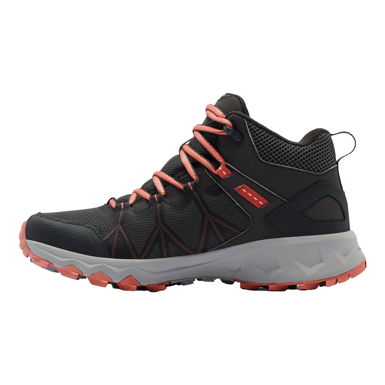 grey dark Outdoorschuh mit II 089 OutDry™ Columbia / Peakfreak™ Adapt Trax™-Außensohle dark Mid coral