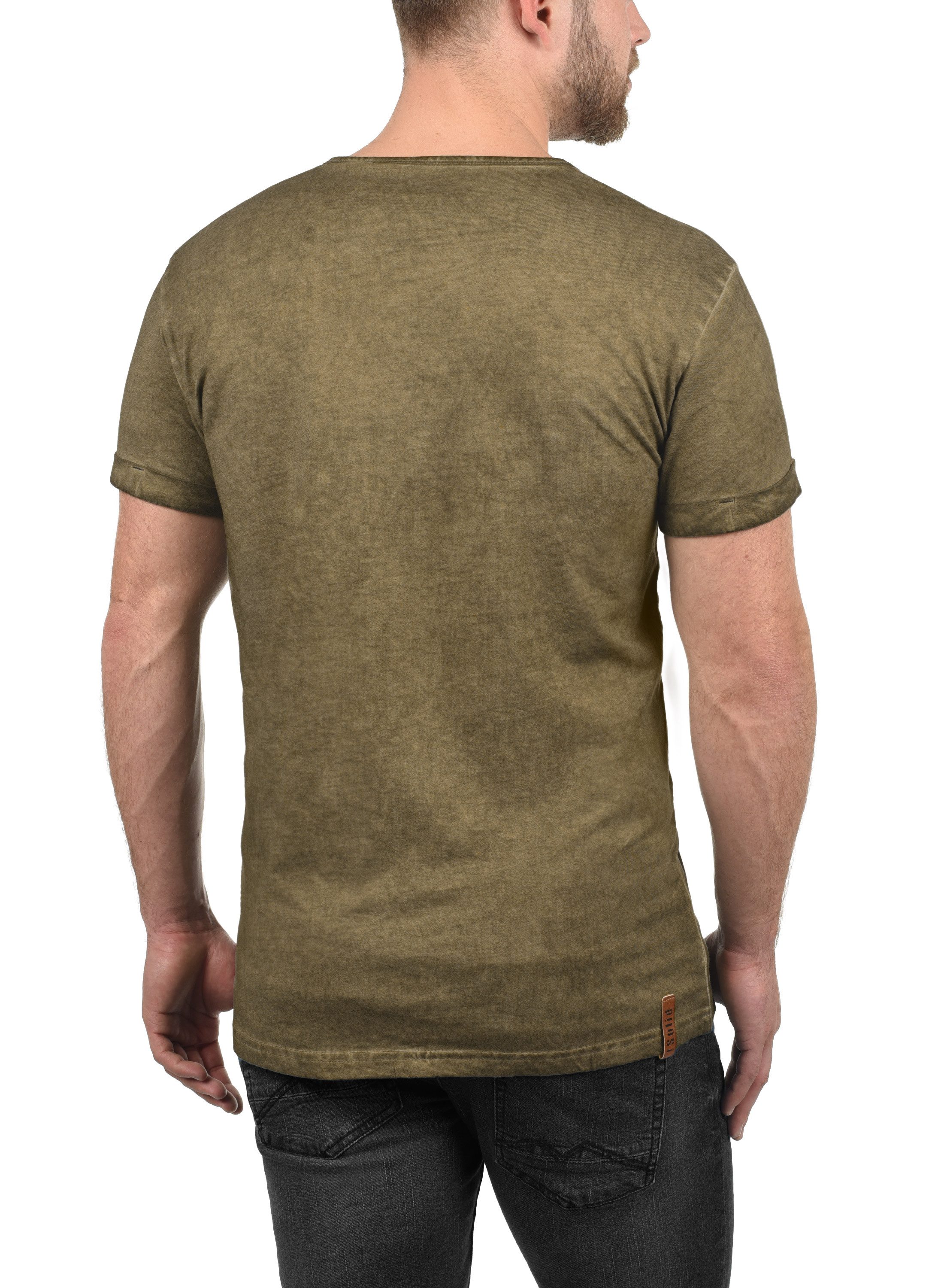 !Solid Rundhalsshirt SDTihn Kurzarmshirt mit Brusttasche günstig online kaufen
