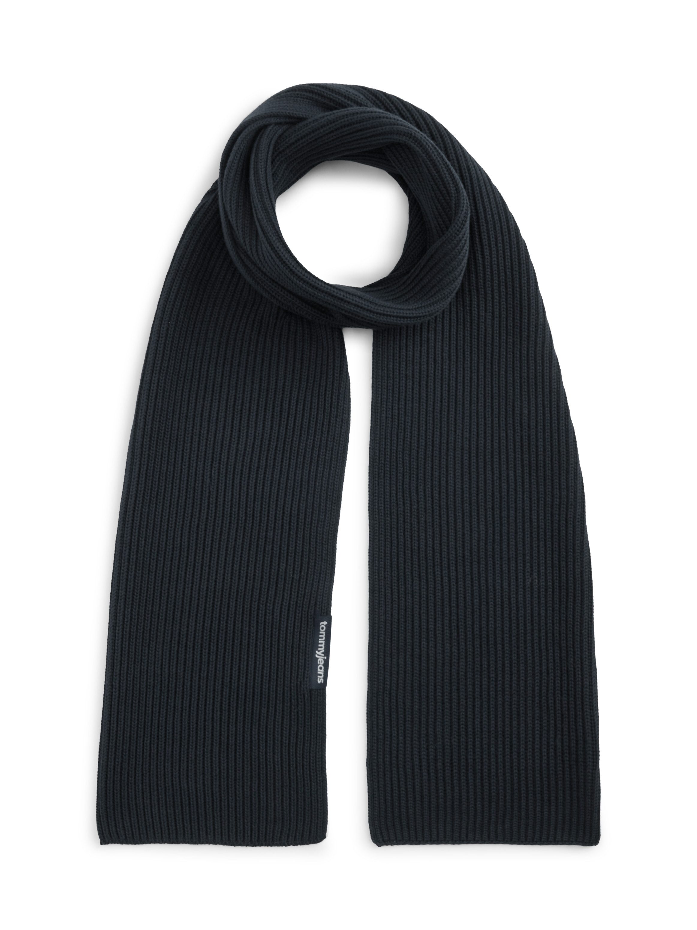 Tommy Jeans Strickschal LINEAR LOGO SCARF, Regular fit mit Markenlabel