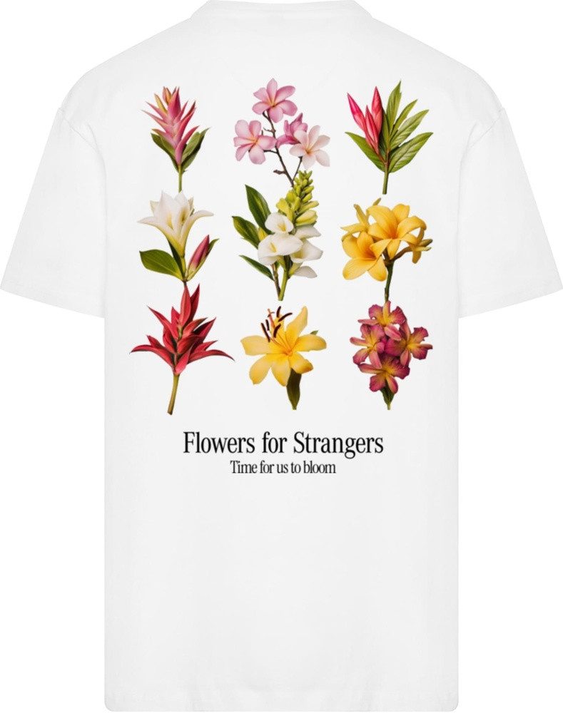 Mister Tee T-Shirt Flowers For Strangers Heavy Oversize Tee