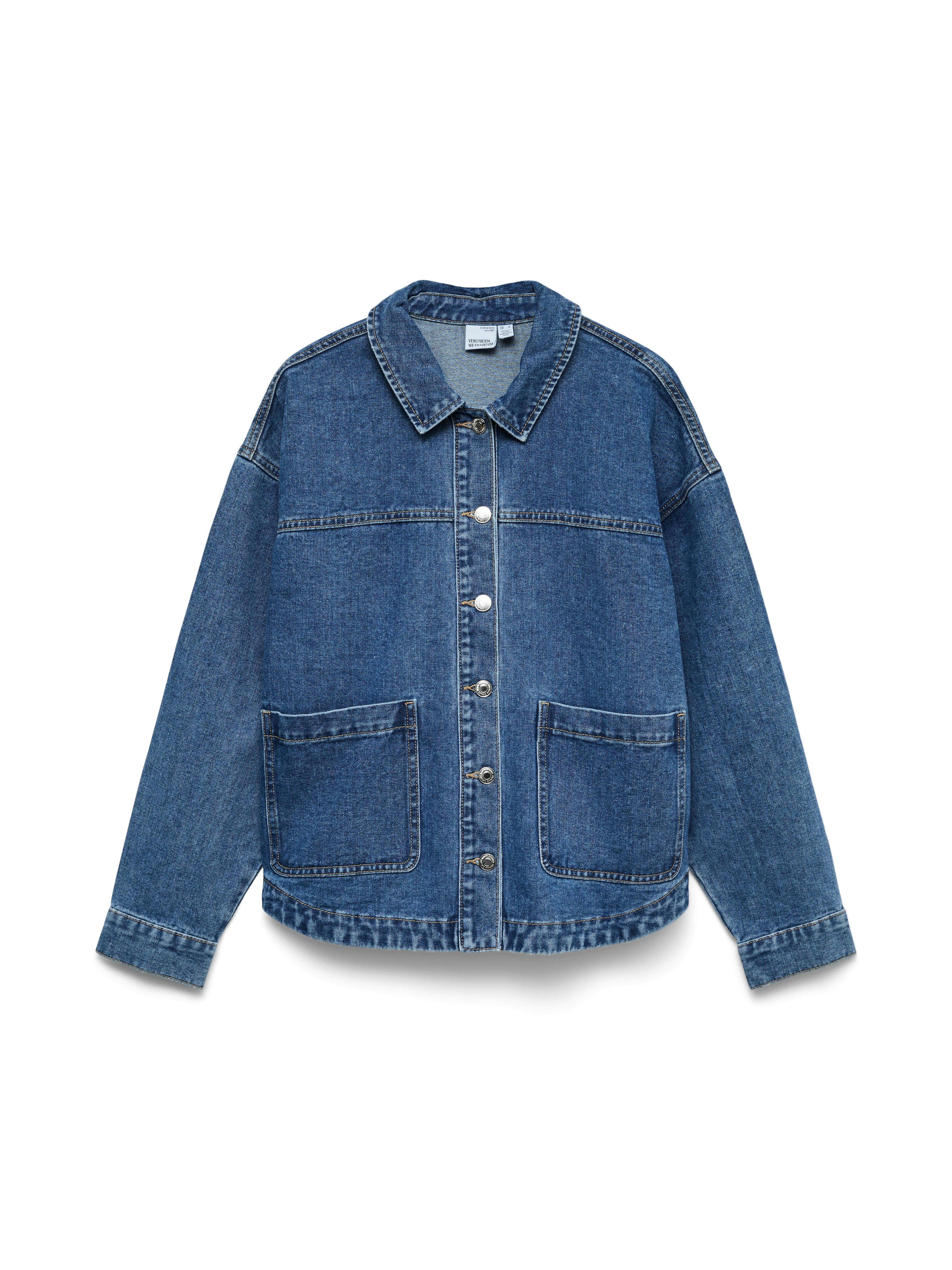 Vero Moda Longblazer VMJAMIE LS DENIM SHACKET MIX GA NOOS günstig online kaufen