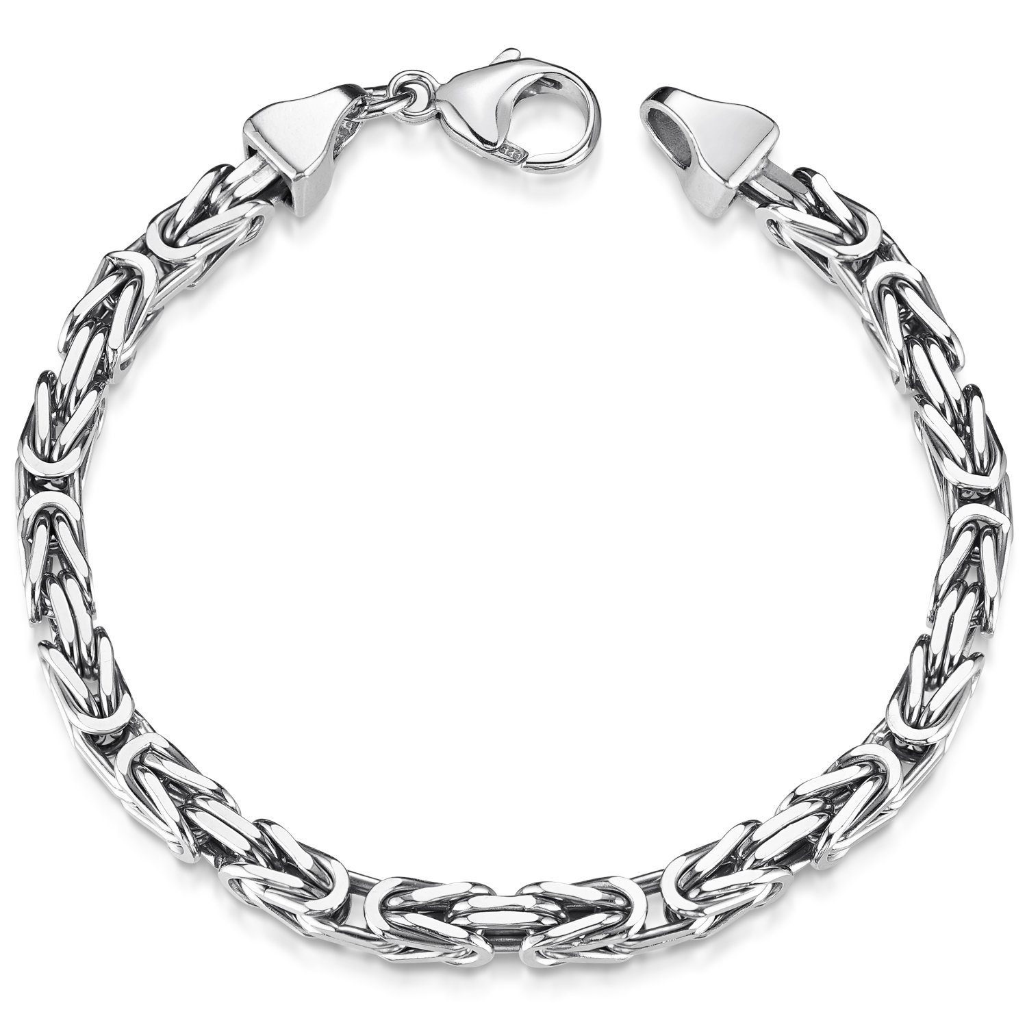 Materia Königsarmband Herren Königskette 5mm diamantiert SA-10, 925 Sterlin günstig online kaufen