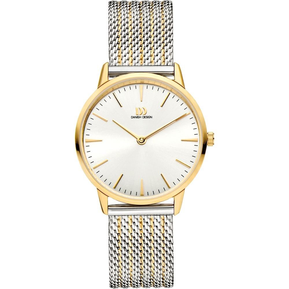 Quarzuhr DANISH DESIGN Damen Armbanduhr AKILIA IV65Q1251 bicolor D. 32 mm