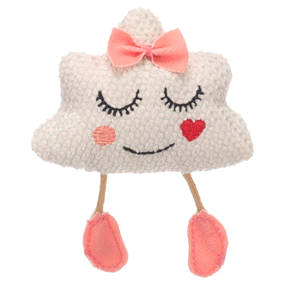 Flamingo Tierkuscheltier Katzenspielzeug Lovu Gesicht beige