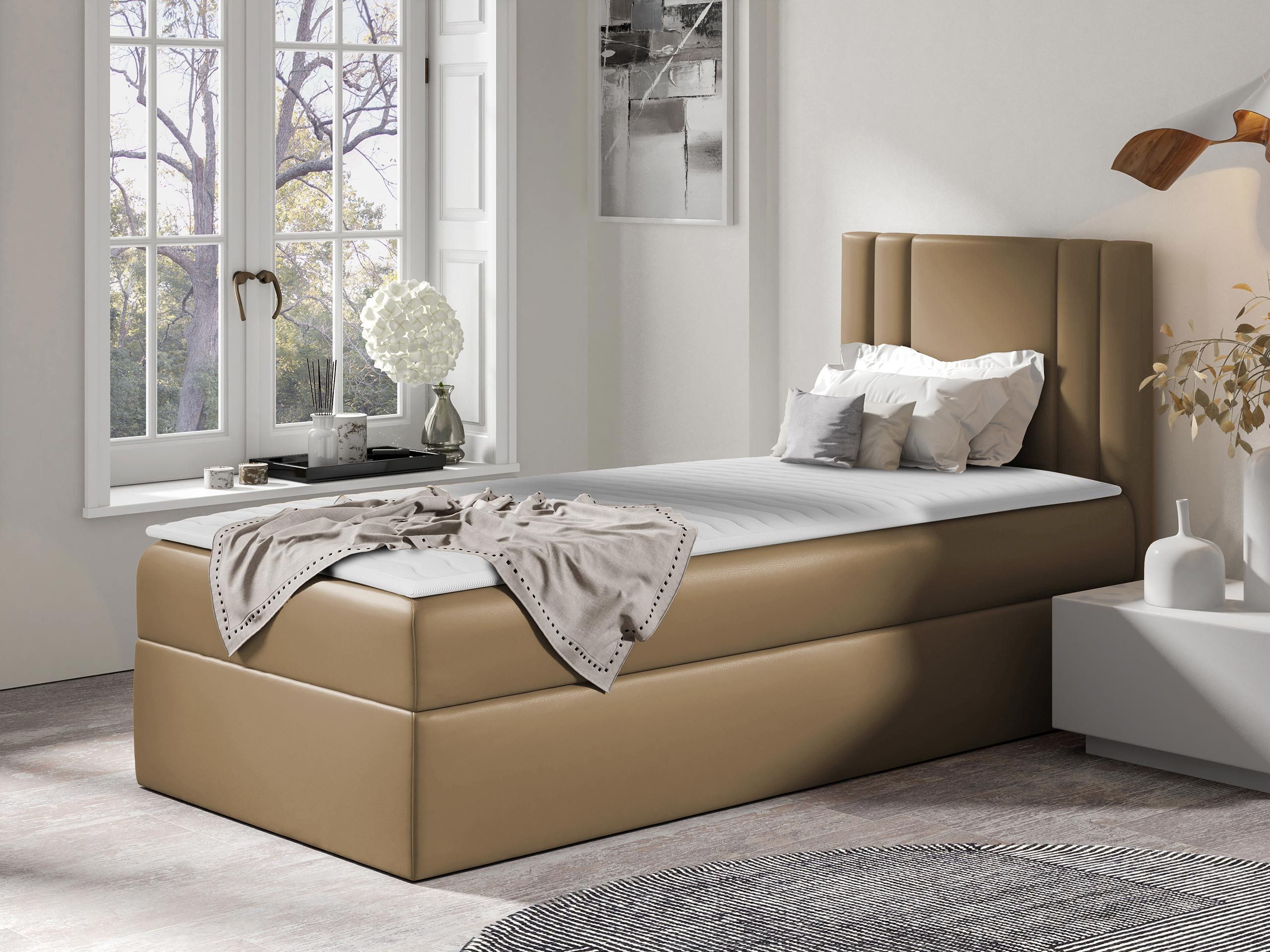 MIRJAN24 Boxspringbett Carmen Mini (mit Hauptmatratze, günstig online kaufen
