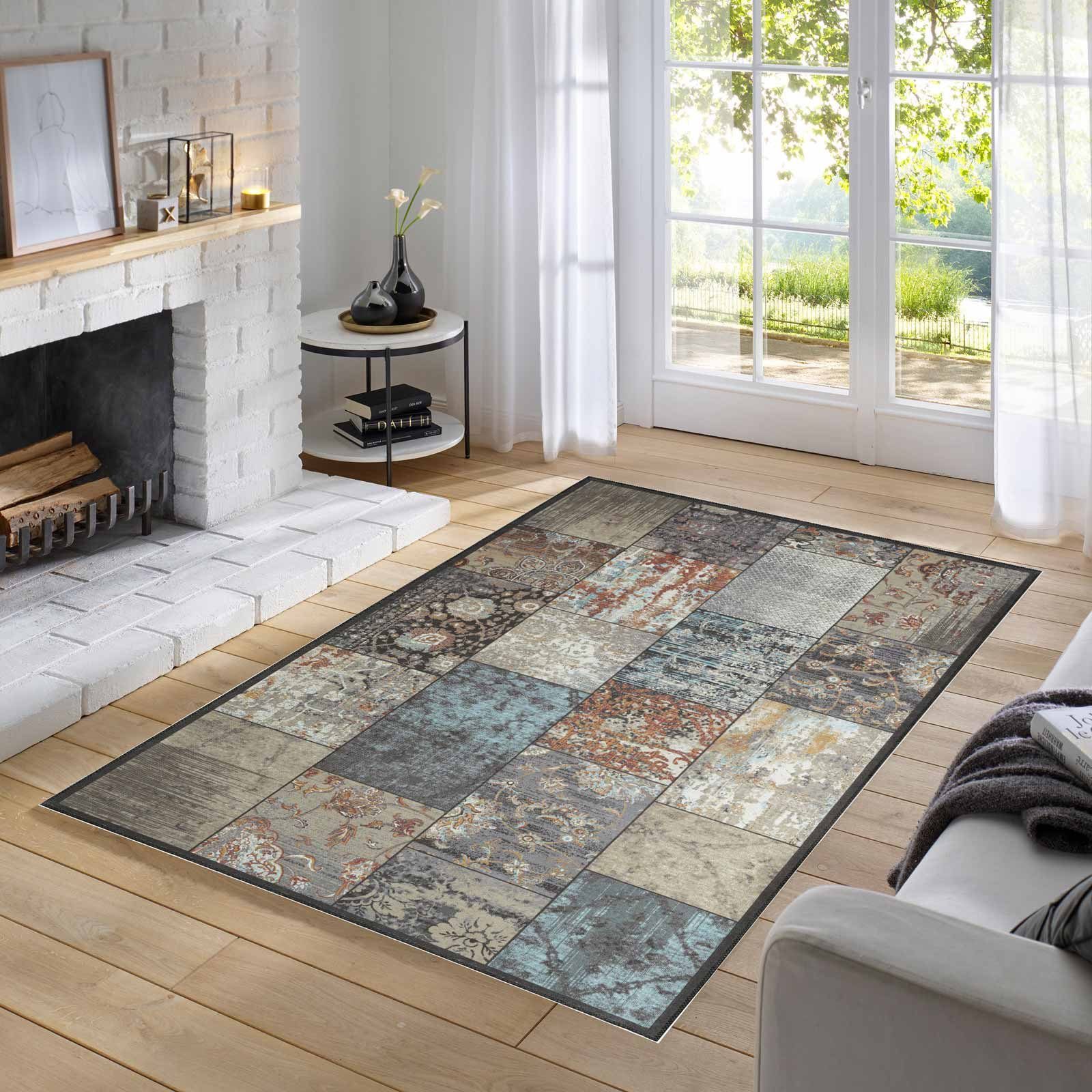 TaraCarpet Teppich Odessa Flachgewebe Vintage Design günstig online kaufen
