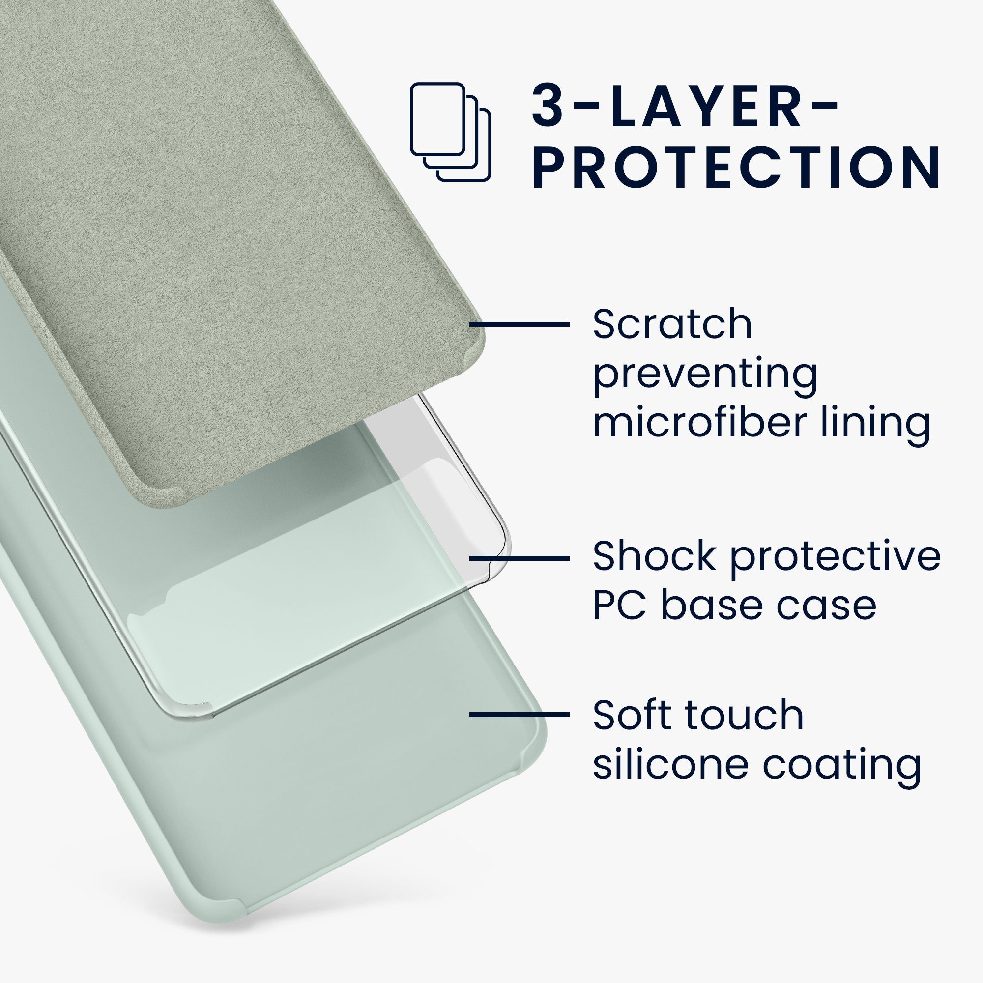 kwmobile Handyhülle Handyhülle für OnePlus Nord 2T 5G Hülle, Weiches Handy Silikon Case - Schutzhülle Cover